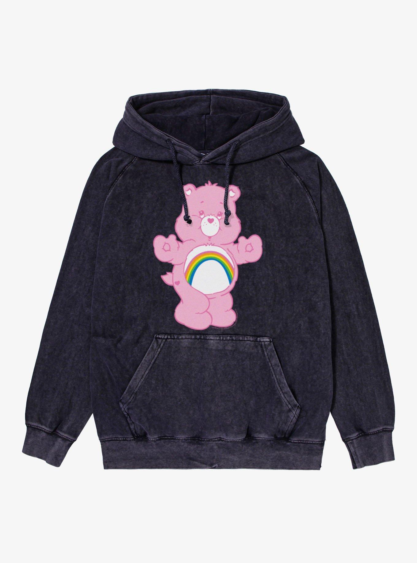 Care Bears Cheer Bear Pose Mineral Wash Hoodie