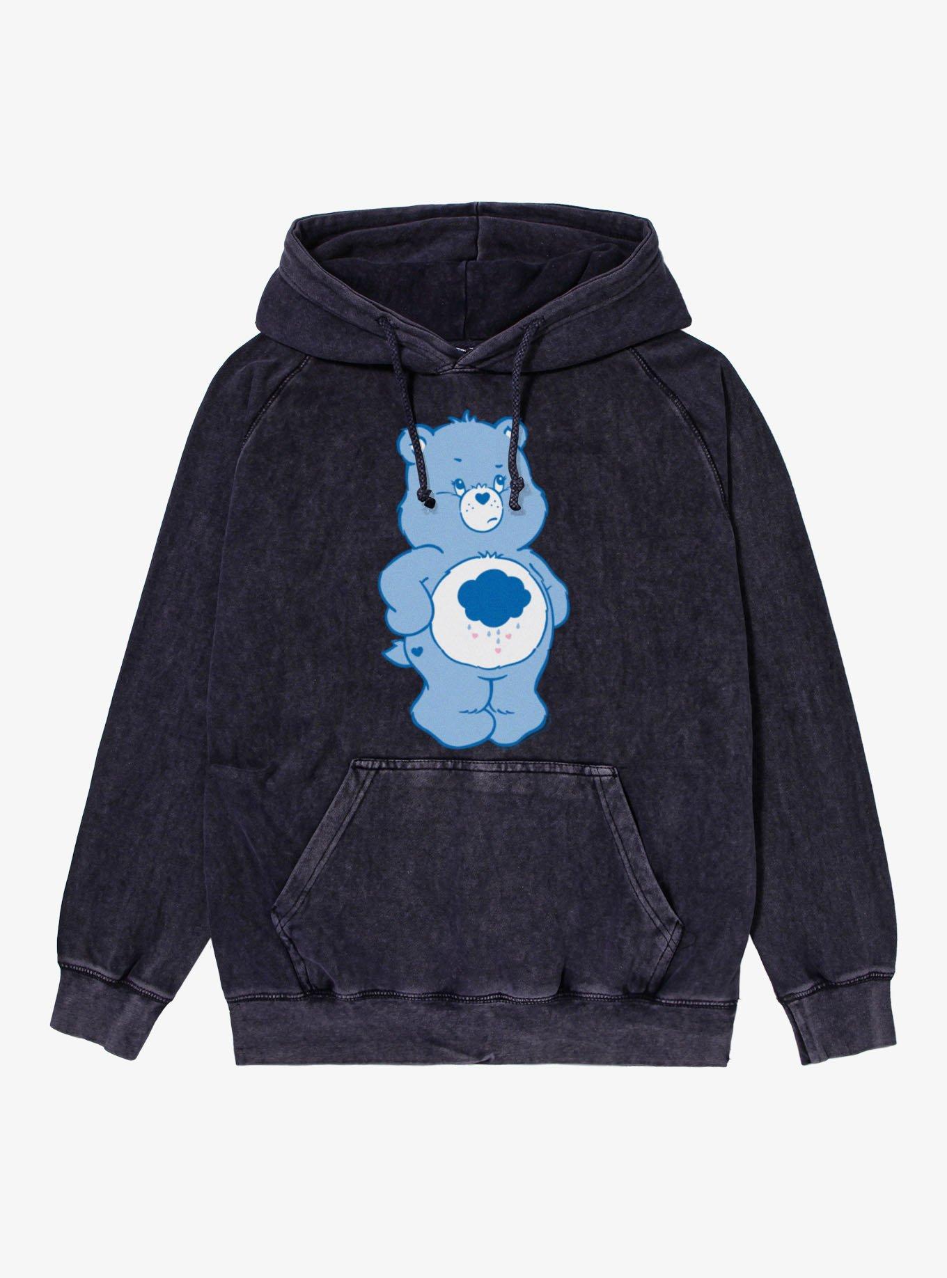 Care Bears Grumpy Bear Pose Mineral Wash Hoodie, , hi-res