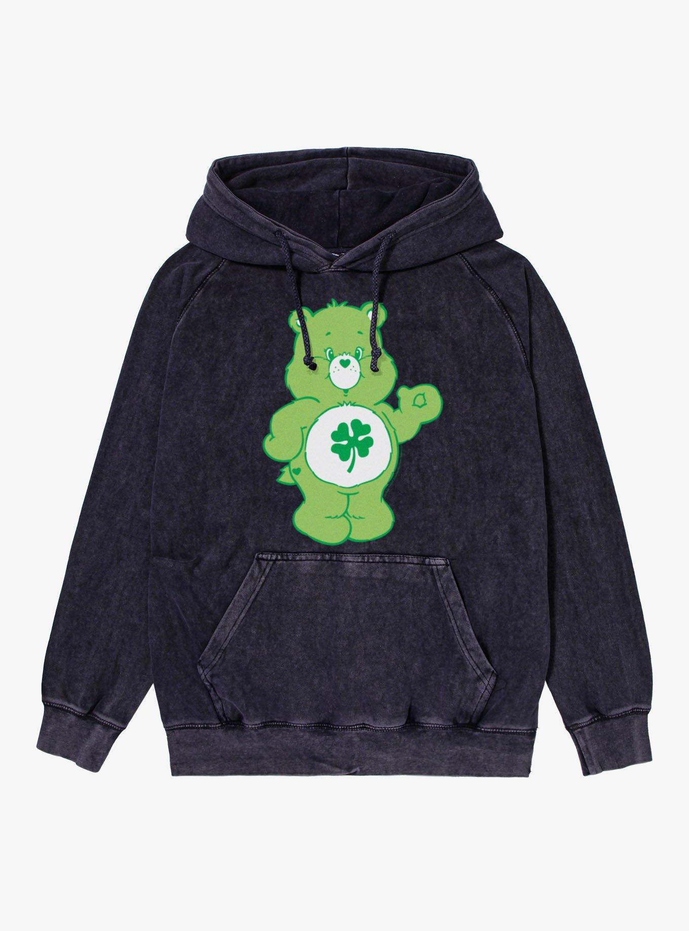 Care Bears Good Luck Bear Pose Mineral Wash Hoodie, , hi-res