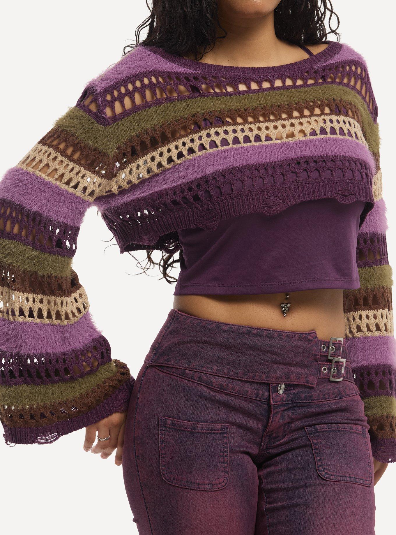 Thorn & Fable Bolero Crop Shrug Girls Twofer Top, , hi-res
