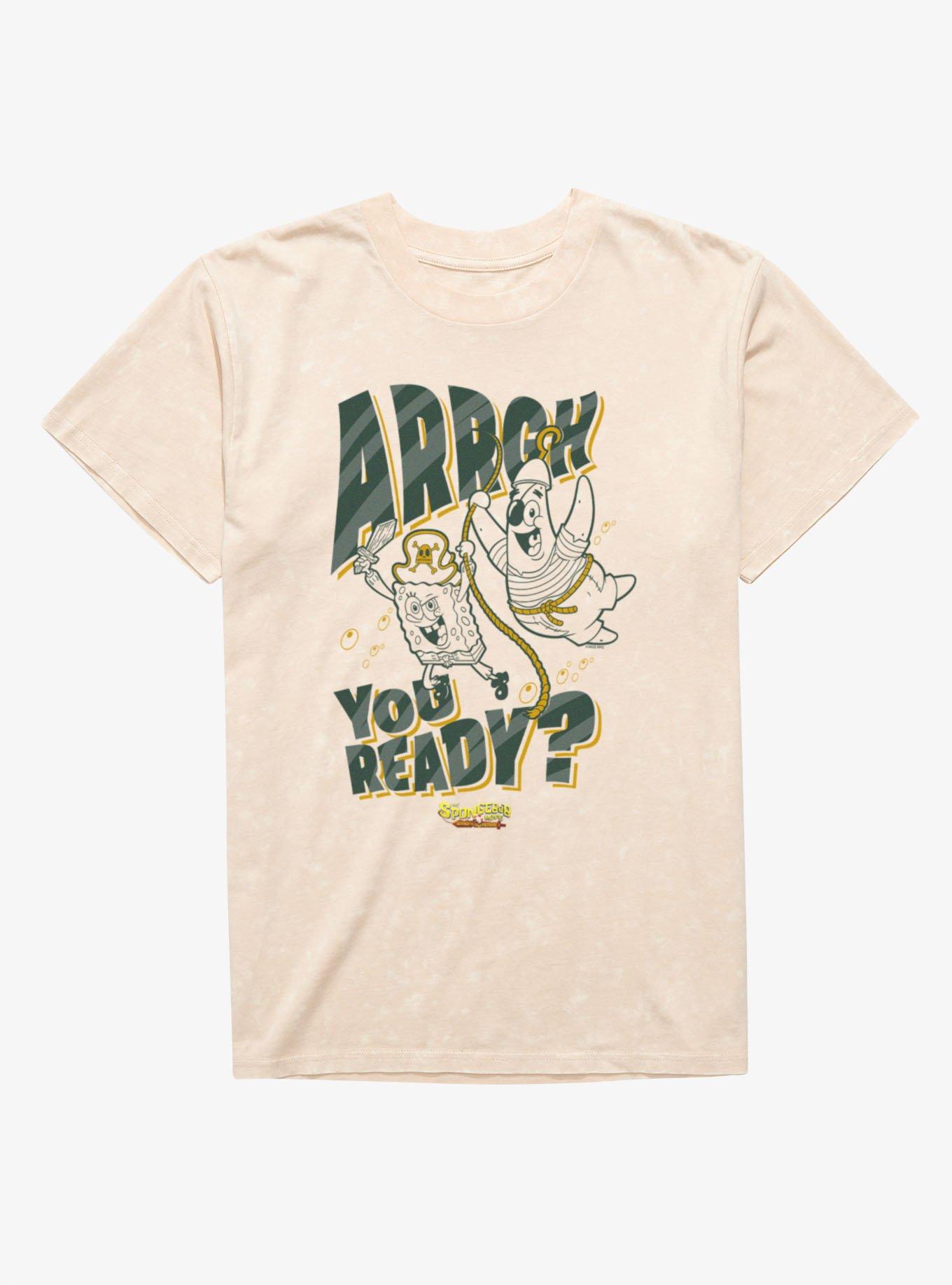 The SpongeBob Movie: Search for SquarePants Arrgh You Ready Mineral Wash T-Shirt, , hi-res