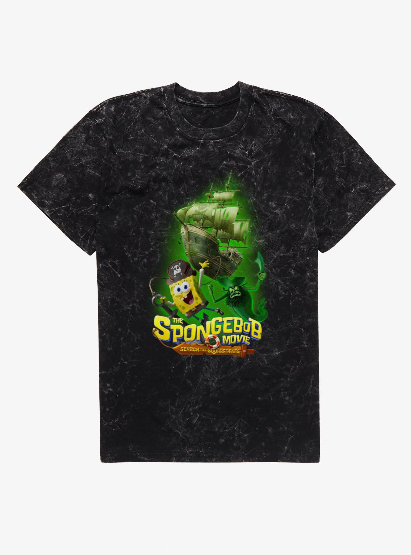 The SpongeBob Movie: Search for SquarePants Flying Ghost Ship Mineral Wash T-Shirt, , hi-res