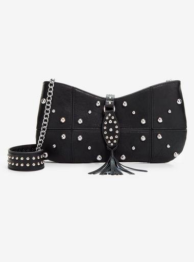 Black Stud Shoulder Bag | Hot Topic