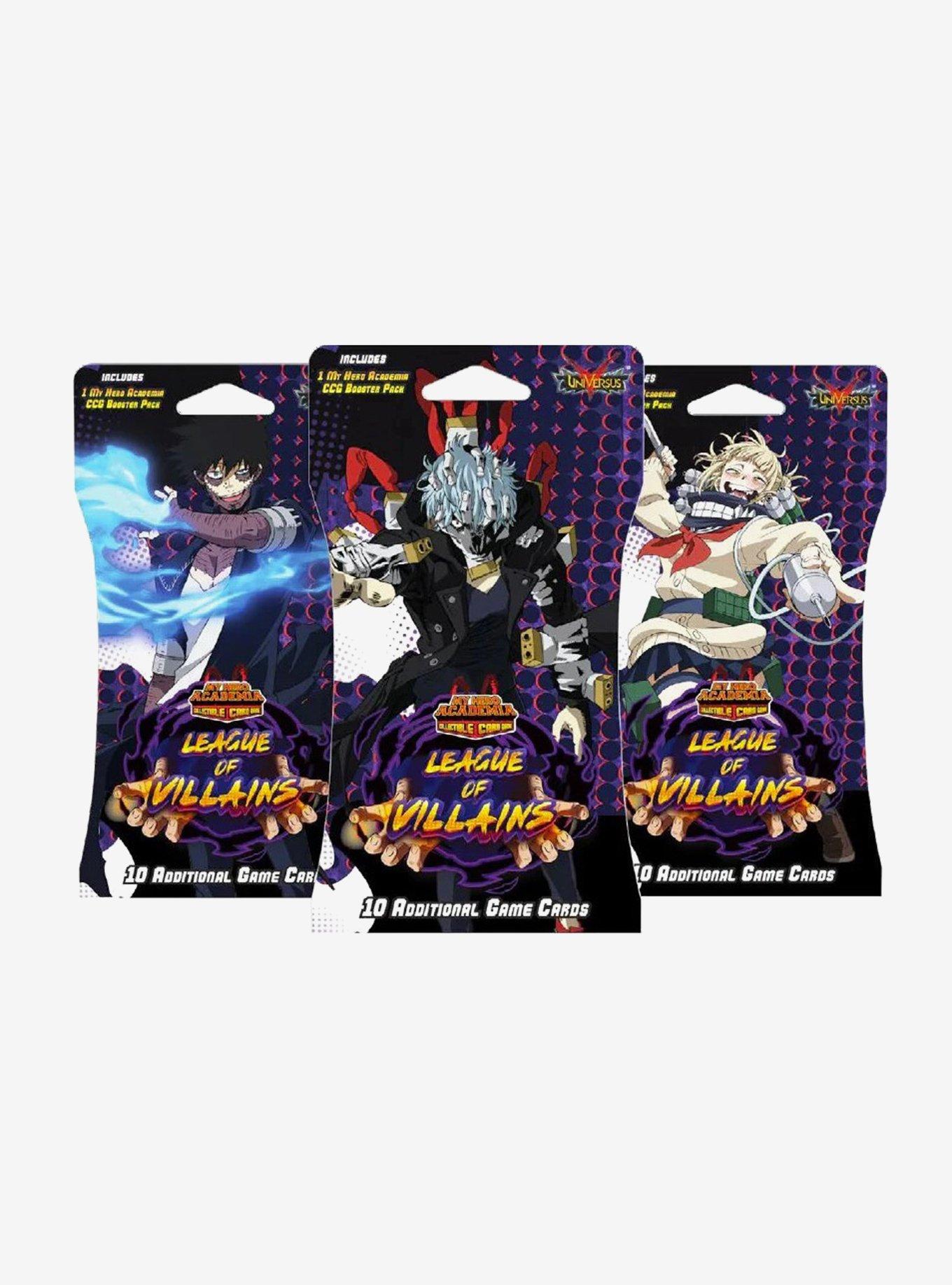 UniVersus My Hero Academia CCG: League Of Villains Booster Pack, , hi-res