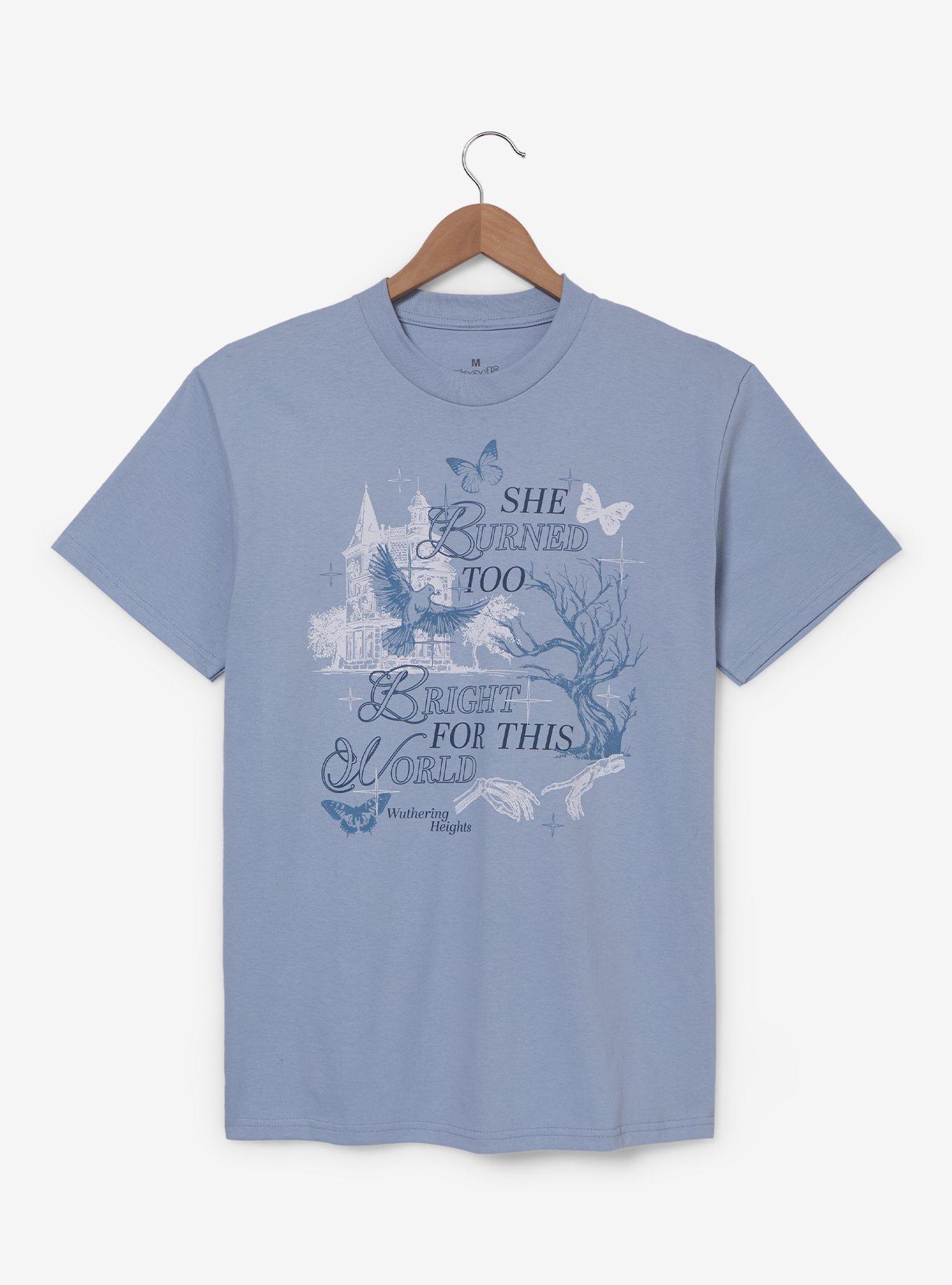Wuthering Heights She Burned Too Bright Quote T-Shirt  - BoxLunch Exclusive, , hi-res