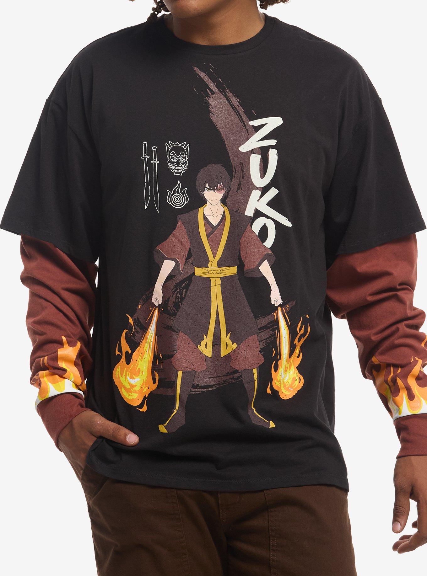 Avatar: The Last Airbender Zuko Fire Twofer Long-Sleeve T-Shirt