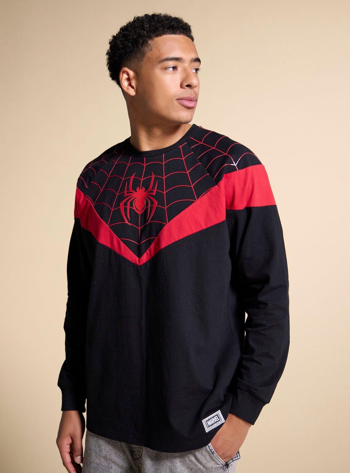 Our Universe Marvel Spider-Man: Across the Spider-Verse Miles Morales Long Sleeve T-Shirt Our Universe Exclusive, , hi-res