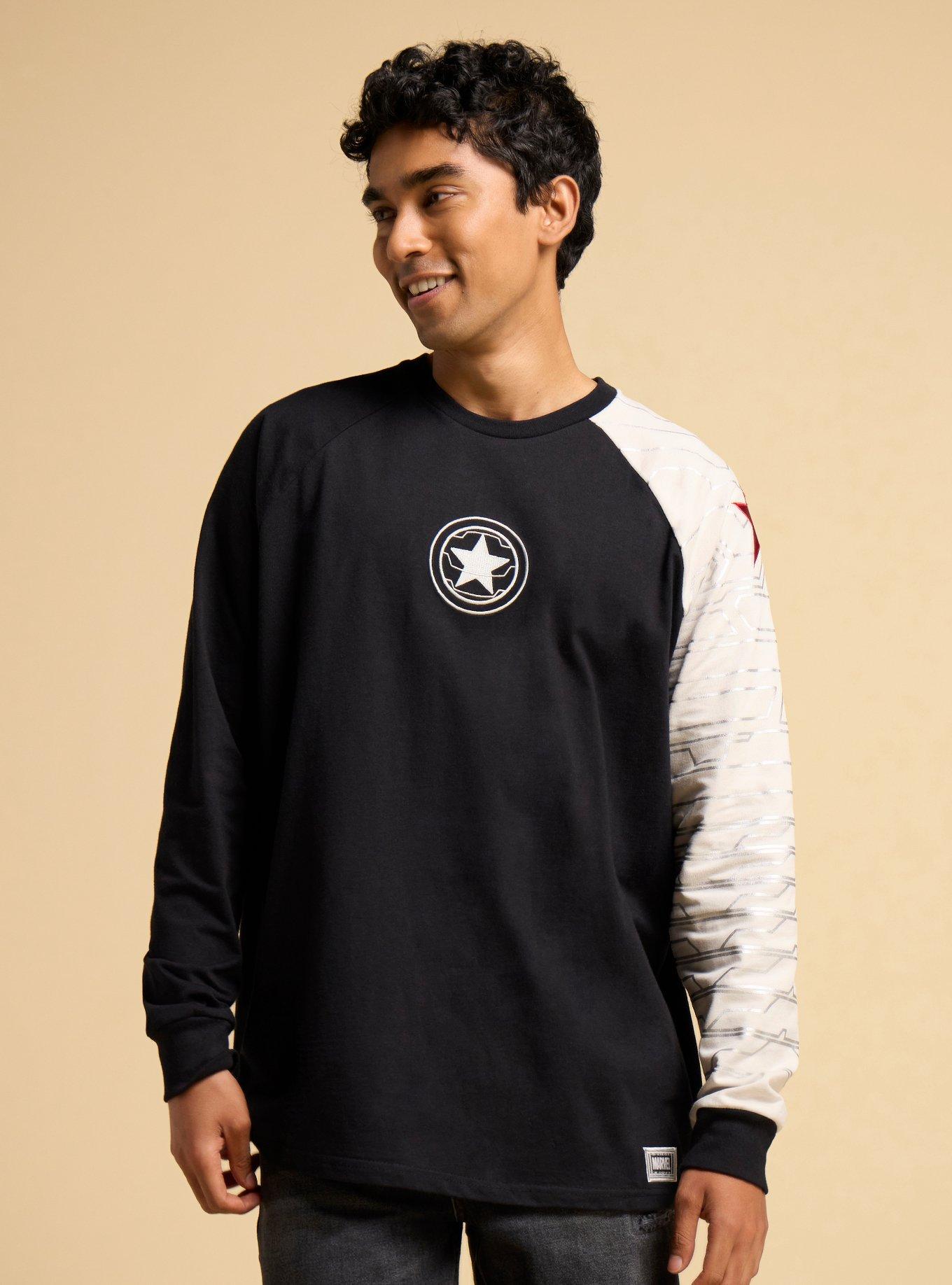 Our Universe Marvel Captain America Winter Soldier Long Sleeve T-Shirt Our Universe Exclusive, , hi-res