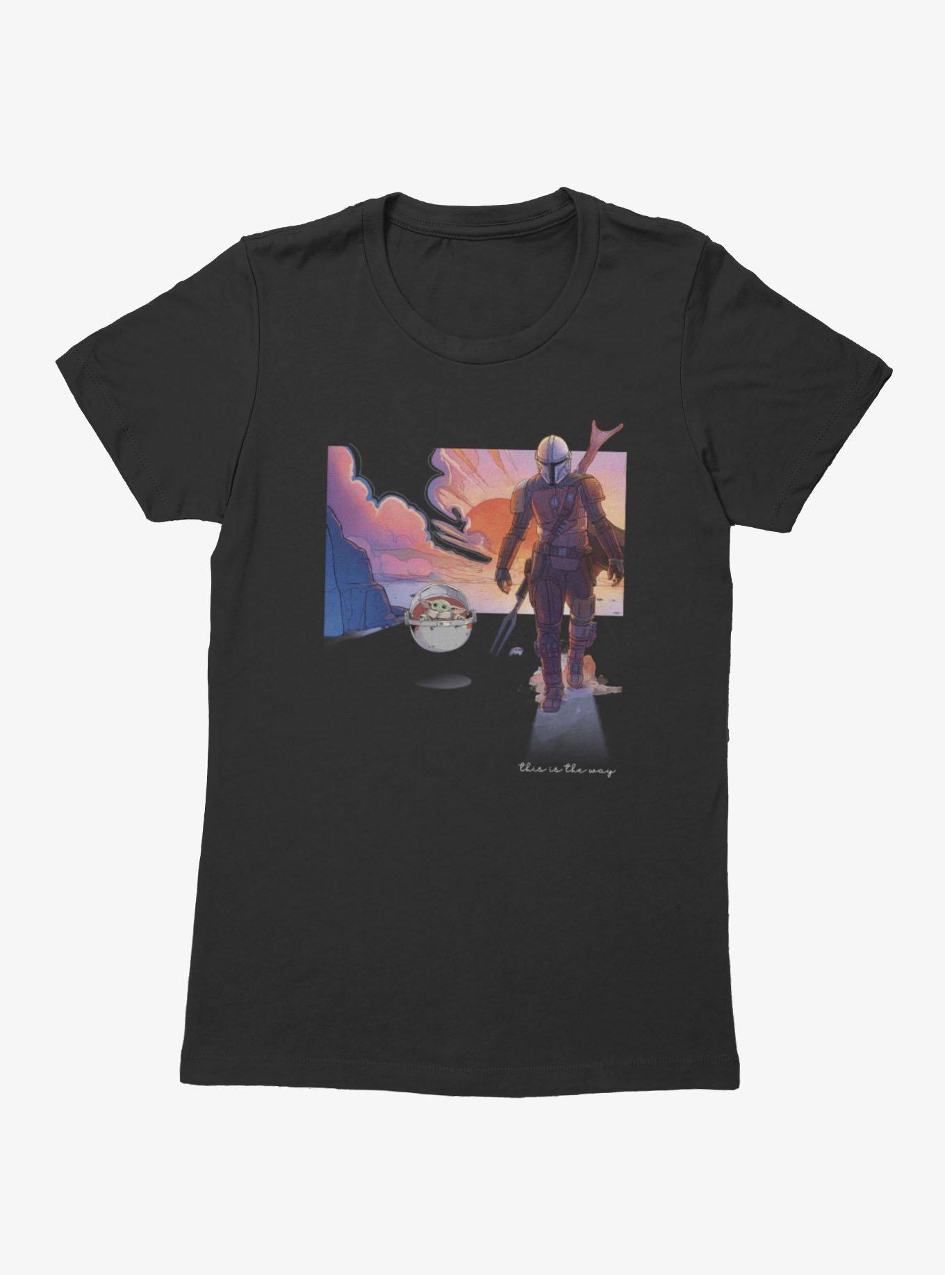 Star Wars The Mandalorian Mando And Grogu This Way Womens T-Shirt, , hi-res