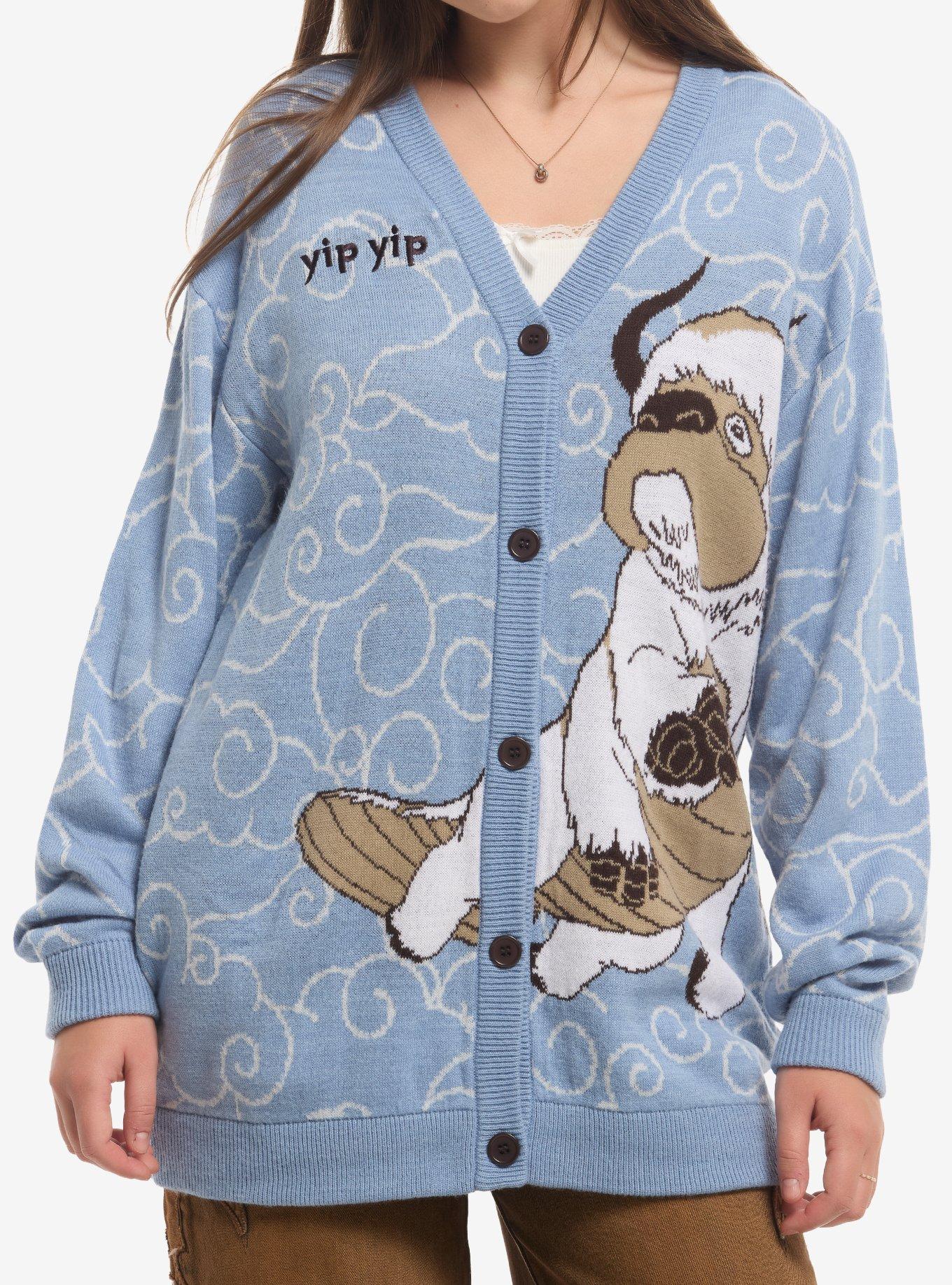 Avatar: The Last Airbender Appa Clouds Girls Cardigan