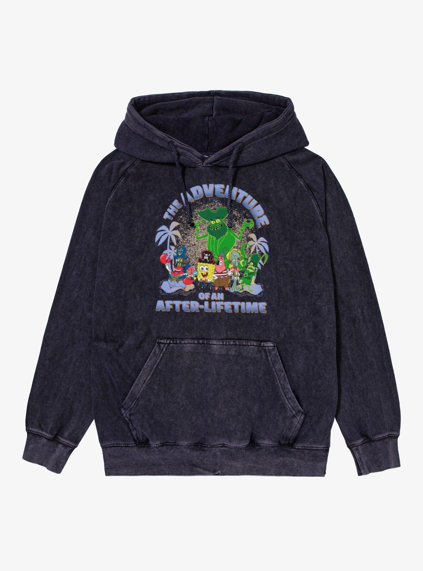 The SpongeBob Movie: Search for SquarePants Adventure Of An After Lifetime Mineral Washed Hoodie, , hi-res