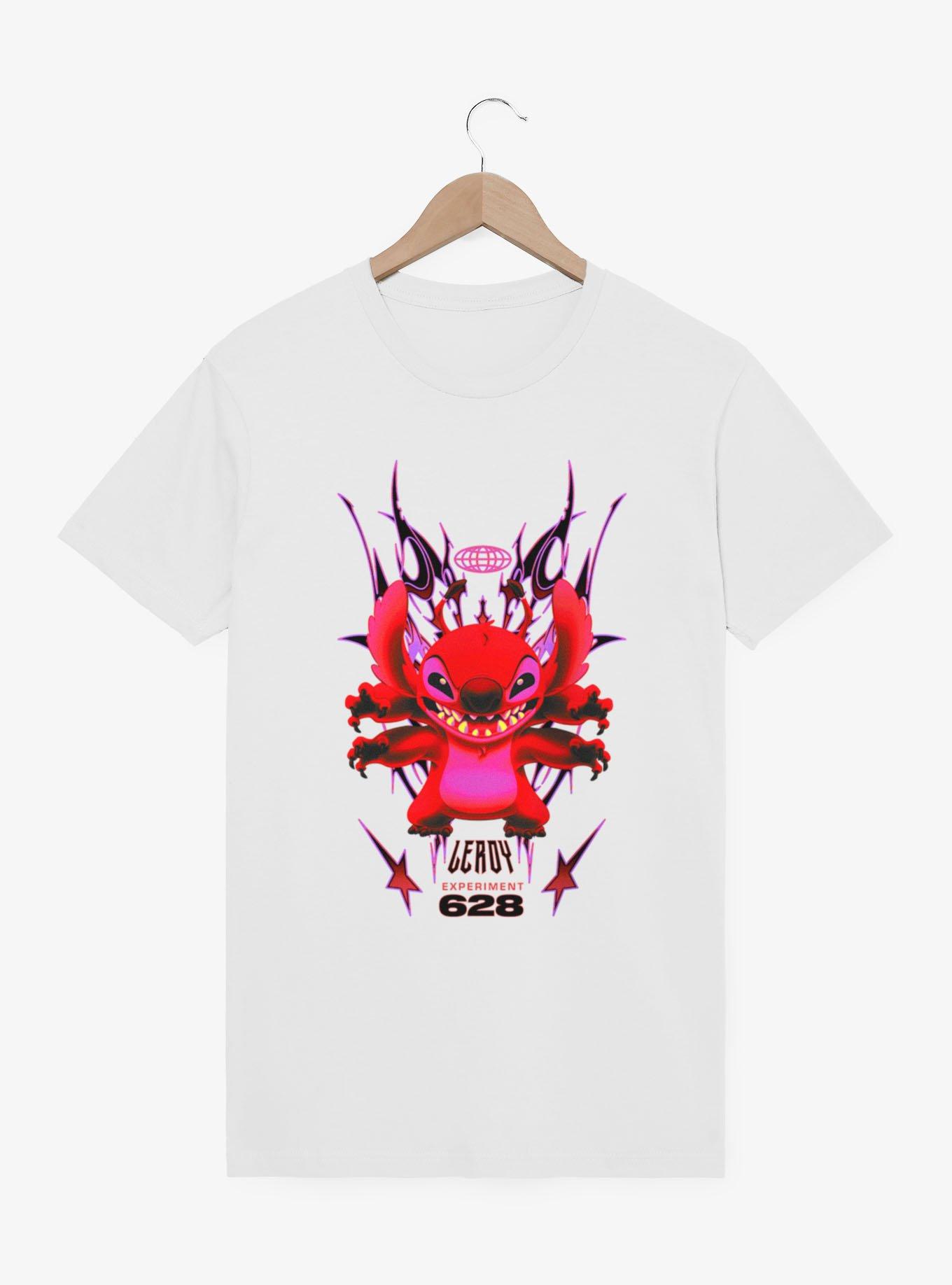 Disney Lilo & Stitch Leroy 628 Y2K Flames T-Shirt, , hi-res