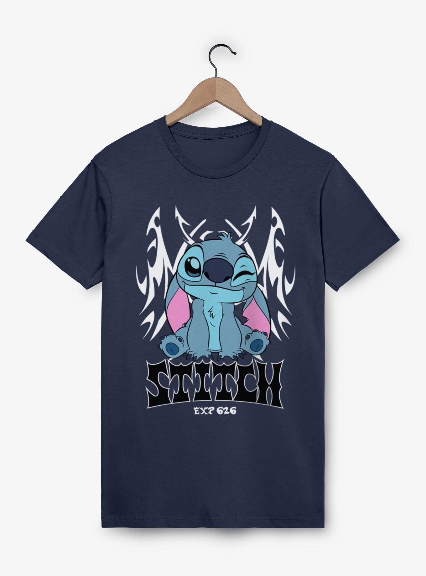 Disney Lilo & Stitch Stitch Tribal Goth T-Shirt, , hi-res