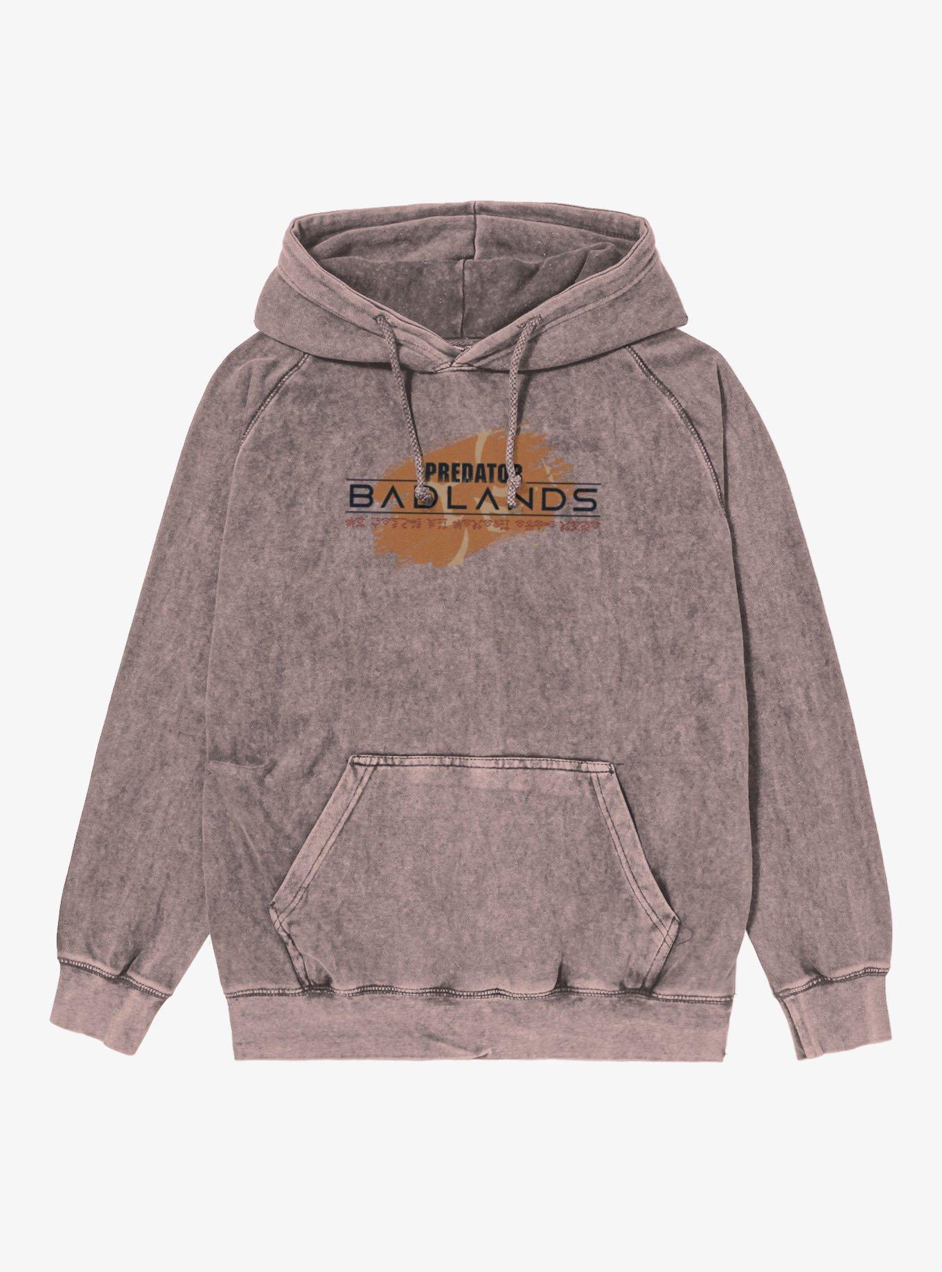 Predator: Badlands Logo Splash Mineral Wash Hoodie, , hi-res