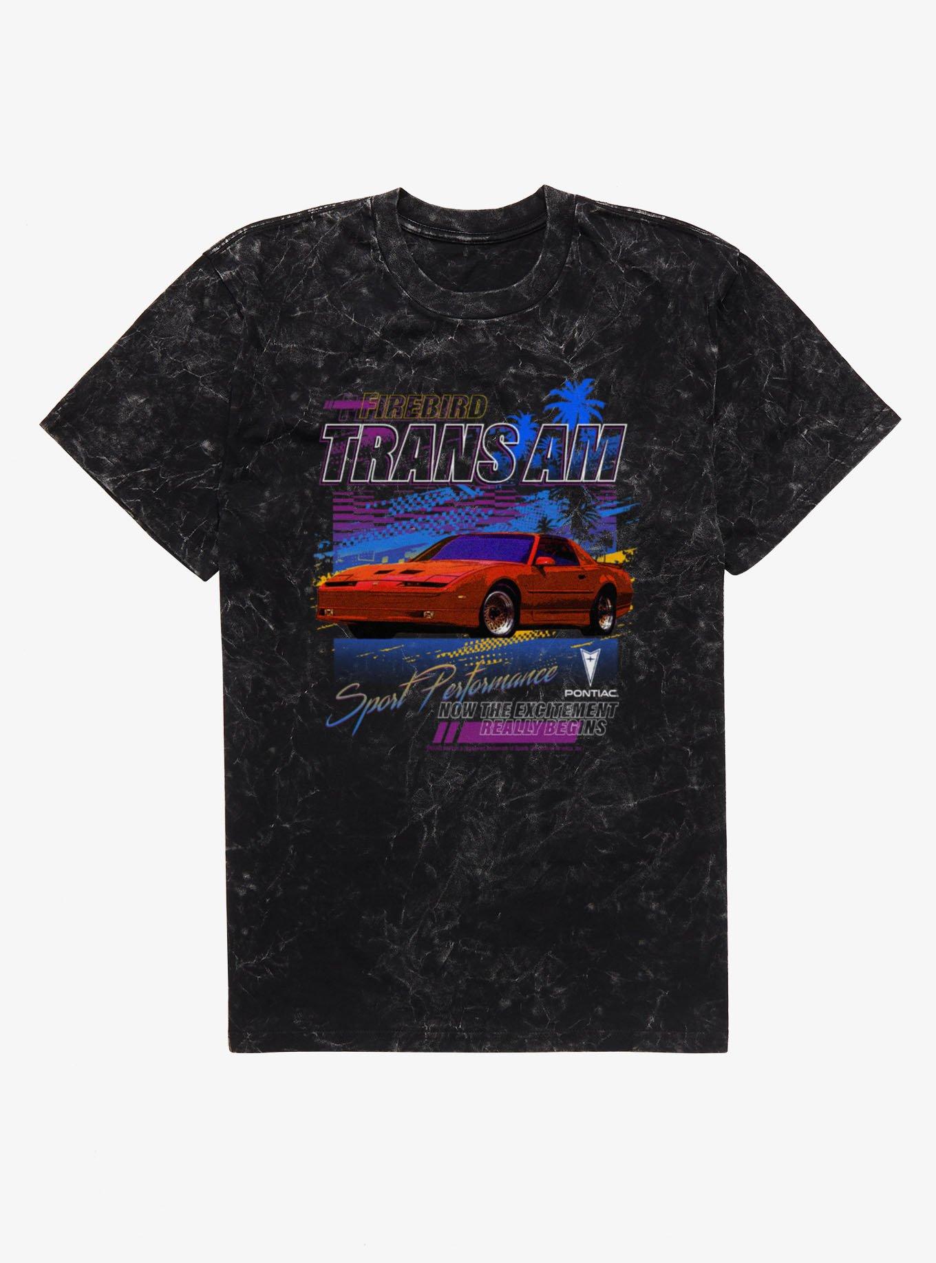 Pontiac Trans Am Retro Wave Mineral Wash T-Shirt, , hi-res