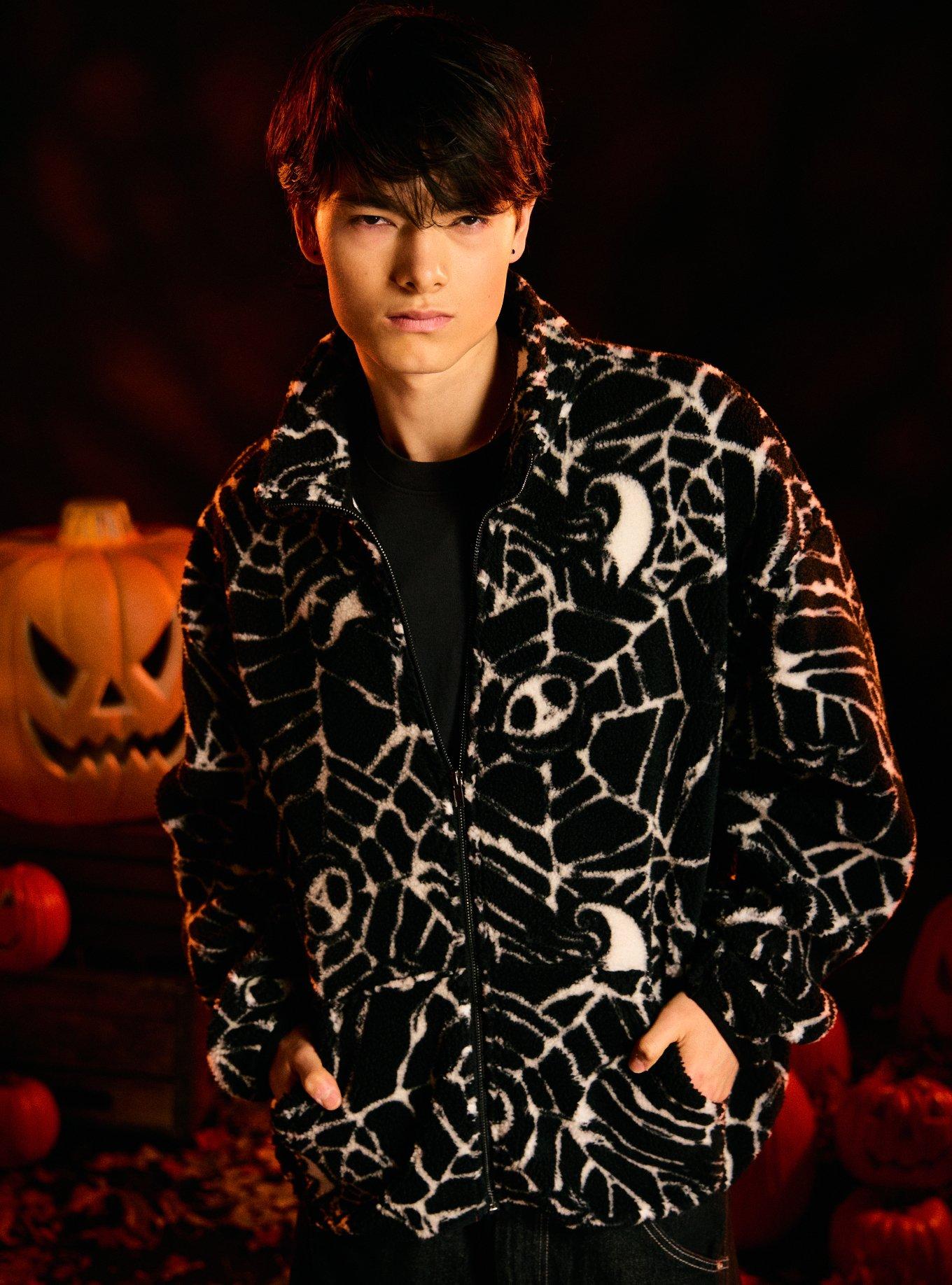 Our Universe The Nightmare Before Christmas Jack Spiderweb Sherpa Jacket
