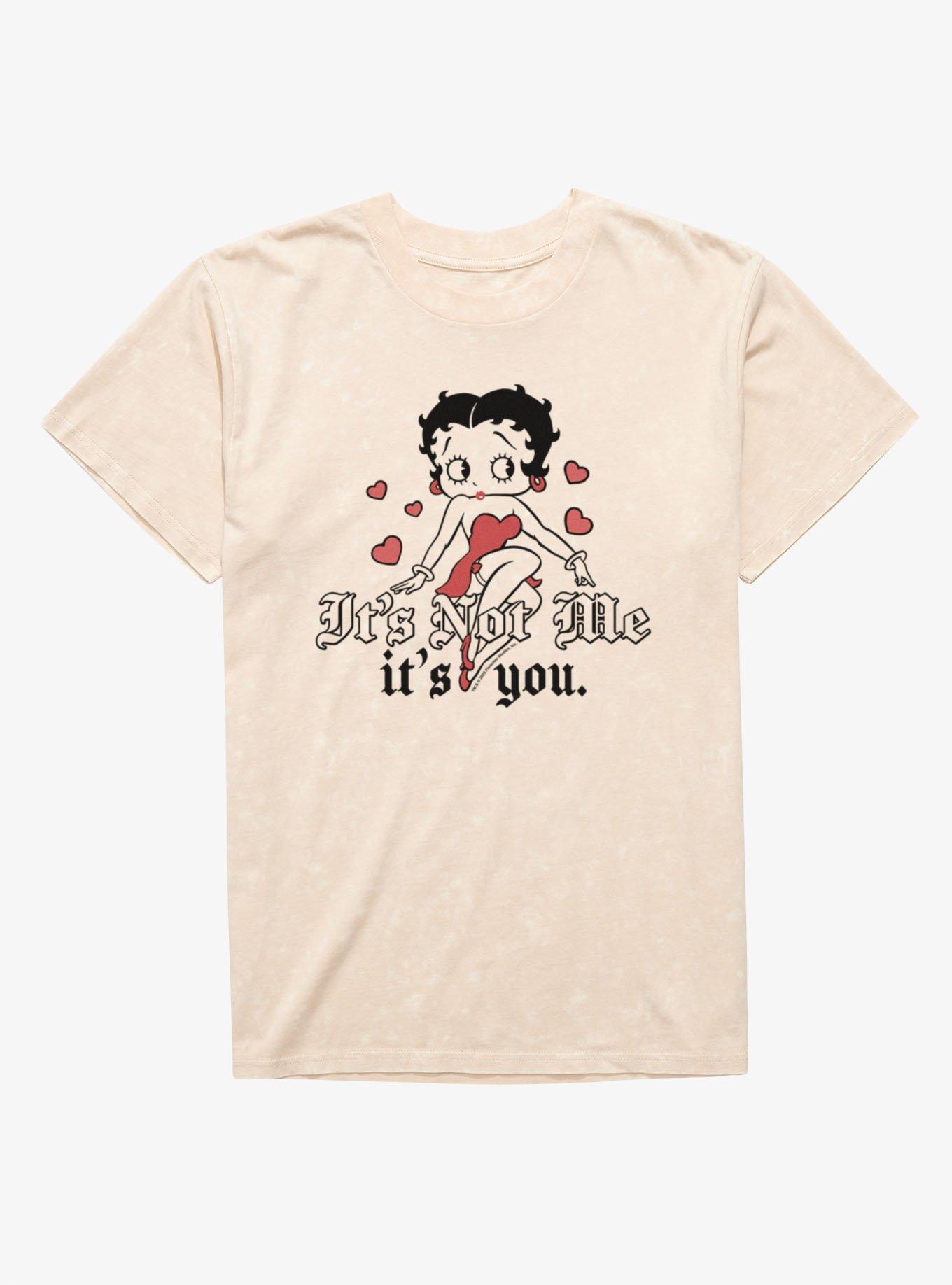 Betty Boop Valentine's It's Not Me It's You T-Shirt, , hi-res