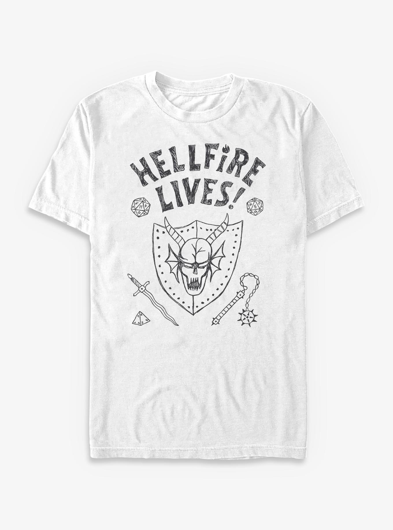 Stranger Things Hellfire Lives Marker T-Shirt