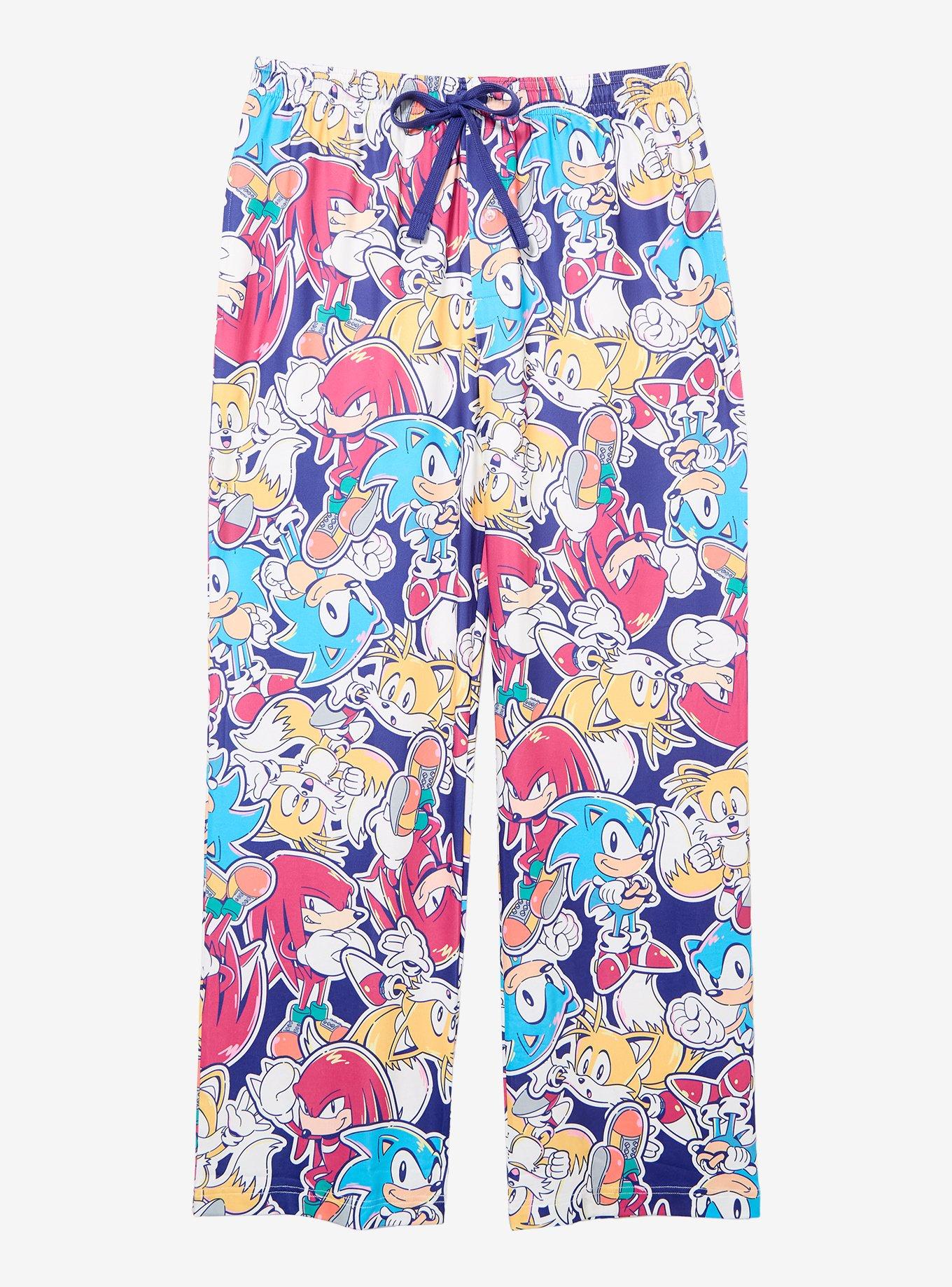 Sonic the Hedgehog Sonic & Friends Allover Print Sleep Pants - BoxLunch Exclusive, , hi-res