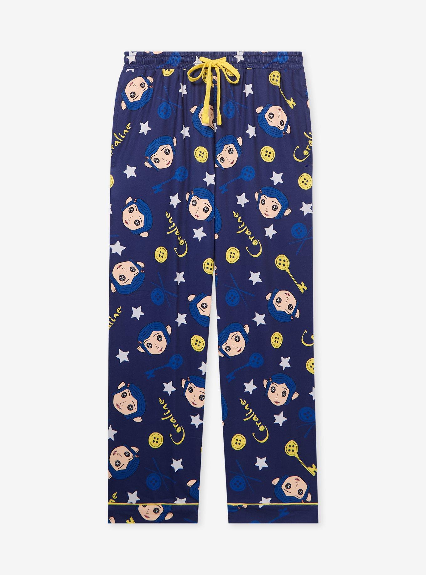 Coraline Dolls & Keys Allover Print Sleep Pants &mdash; BoxLunch Exclusive, , hi-res