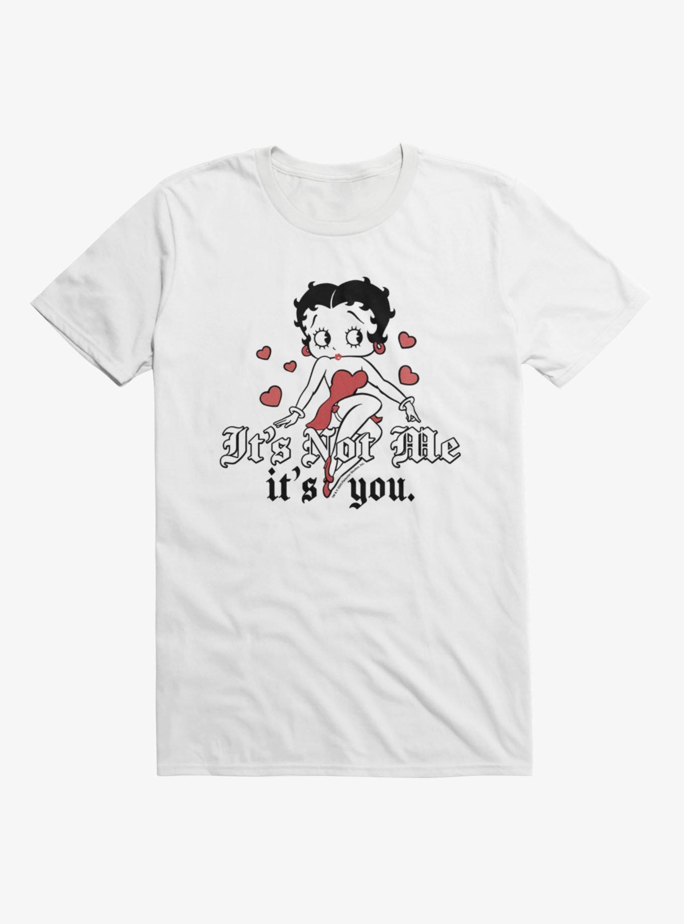 Betty Boop Valentine's It's Not Me It's You T-Shirt, , hi-res