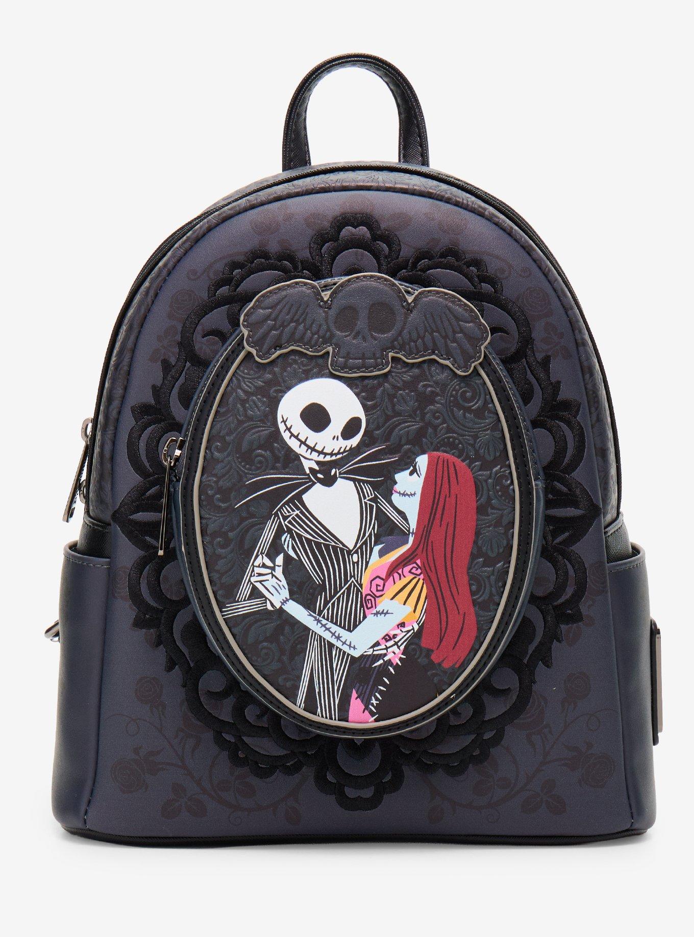 Loungefly Disney The Nightmare Before Christmas Jack and Sally Lovers Portrait Mini Backpack - BoxLunch Exclusive, , hi-res