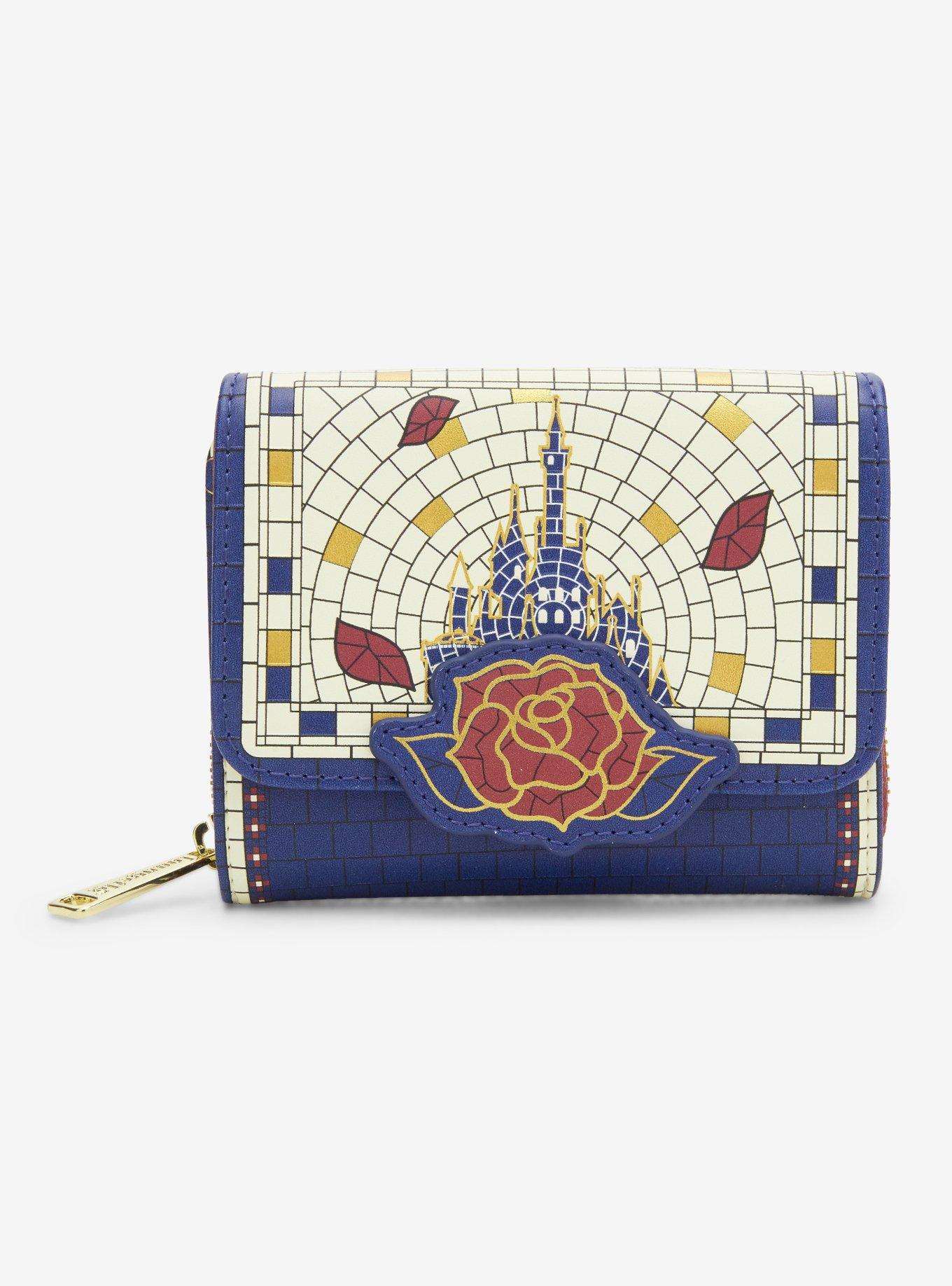 Loungefly Disney Beauty and the Beast Mosaic Wallet - BoxLunch Exclusive, , hi-res