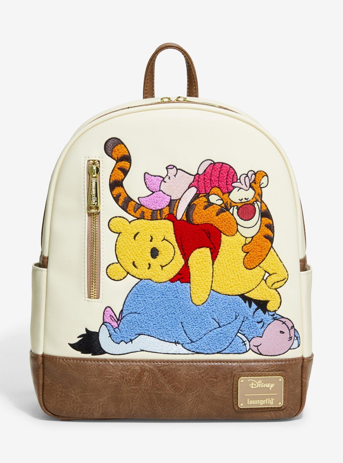 Loungefly Disney Winnie the Pooh & Friends Chenille Embroidered Mini Backpack - BoxLunch Exclusive, , hi-res