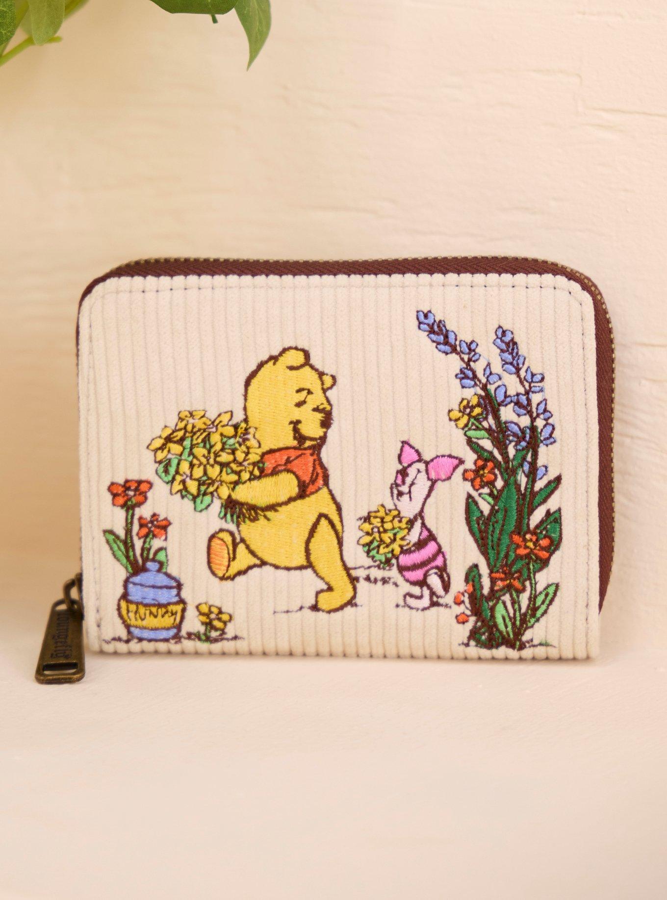 Loungefly Disney Winnie the Pooh & Friends Gardening Corduroy Accordion Wallet - BoxLunch Exclusive