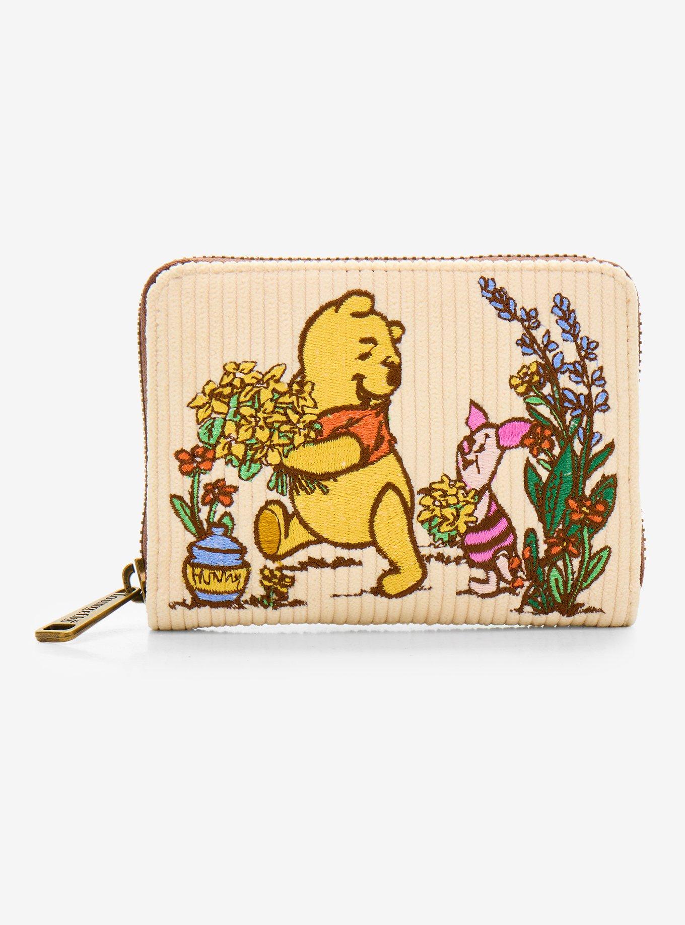 Loungefly Disney Winnie the Pooh & Friends Gardening Corduroy Accordion Wallet - BoxLunch Exclusive, , hi-res