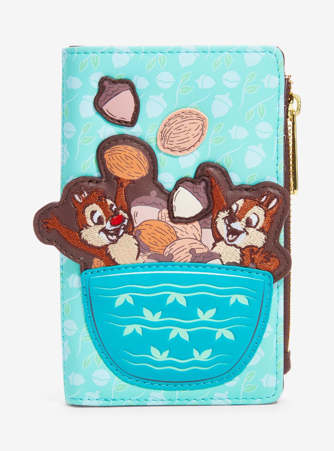 Loungefly Disney Chip & Dale Acorn Pile Wallet - BoxLunch Exclusive