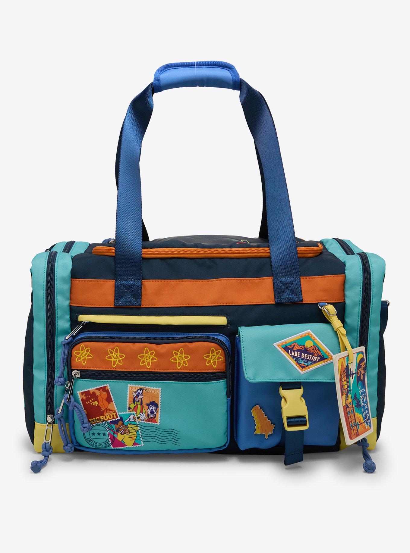 Disney A Goofy Movie Stamps Duffle Bag - BoxLunch Exclusive, , hi-res