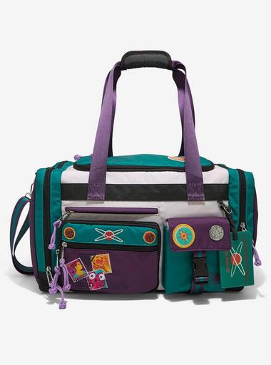 Disney Treasure Planet Character Stamps Color Block Duffle Bag