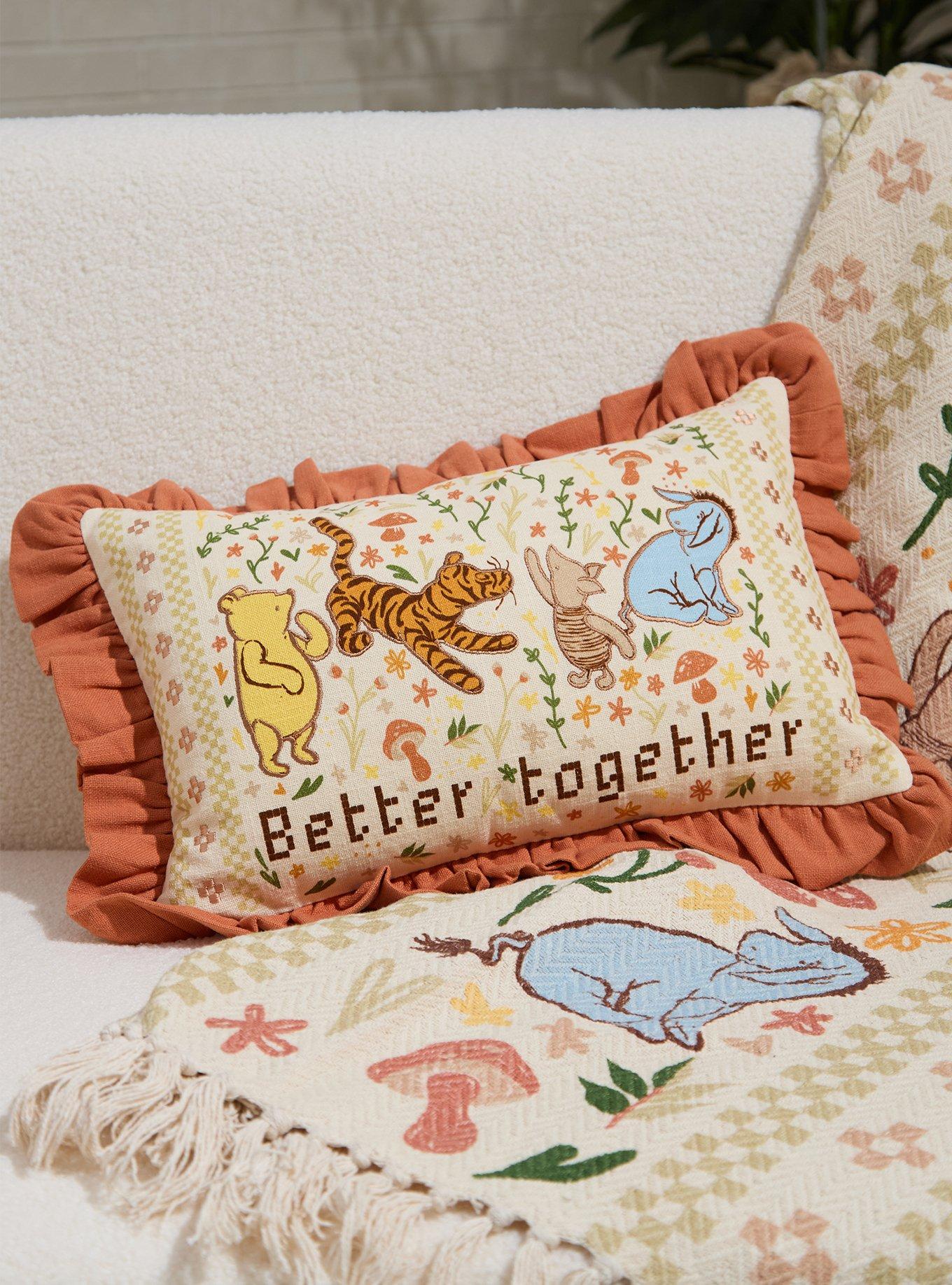 Disney Winnie the Pooh Better Together Throw Pillow - BoxLunch Exclusive, , hi-res