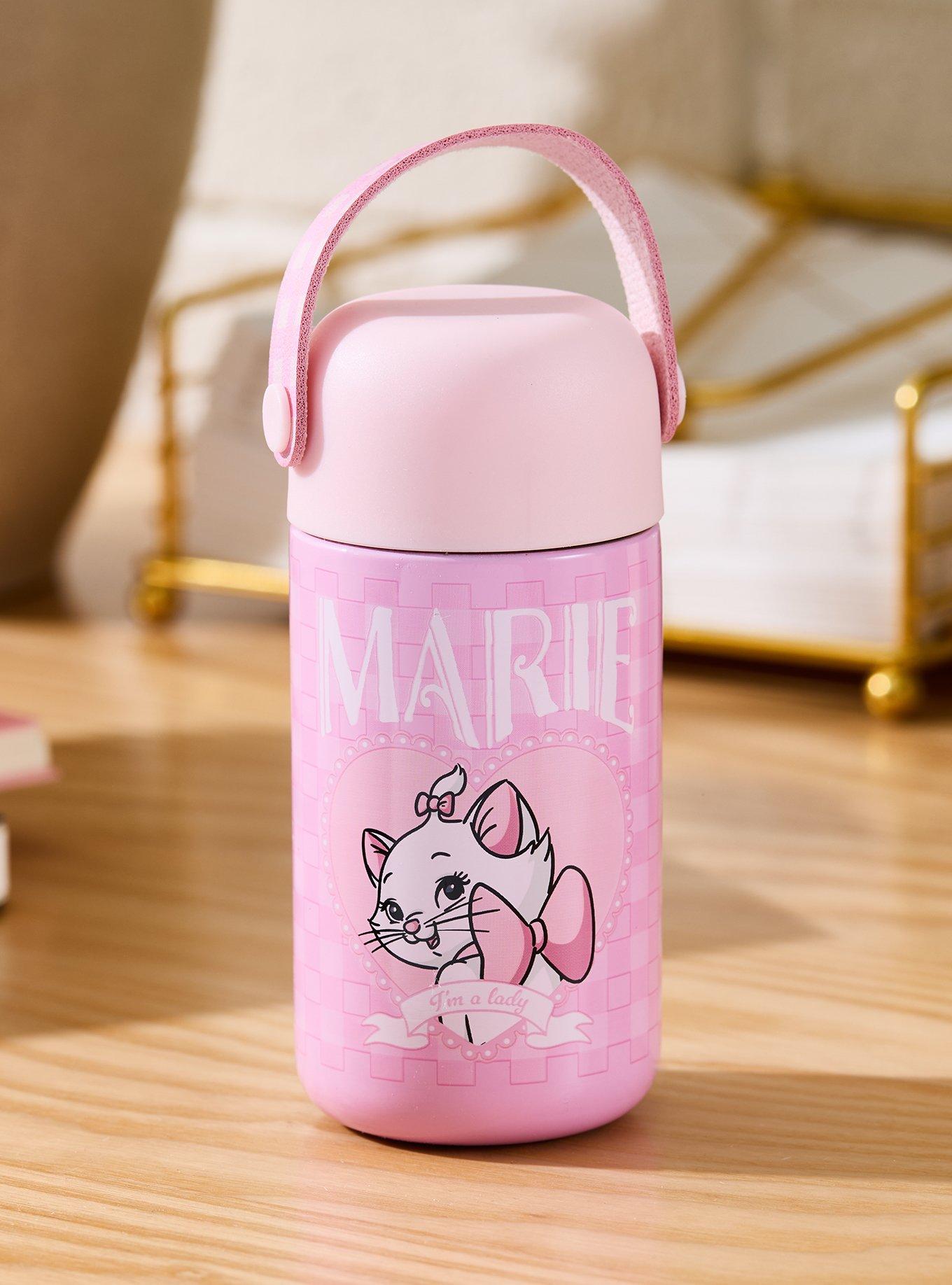Disney The Aristocats Marie Pink Loop Mini Water Bottle &mdash; BoxLunch Exclusive, , hi-res