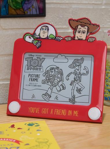 Disney Pixar Toy Story Buzz & Woody Etch-A-Sketch Picture Frame