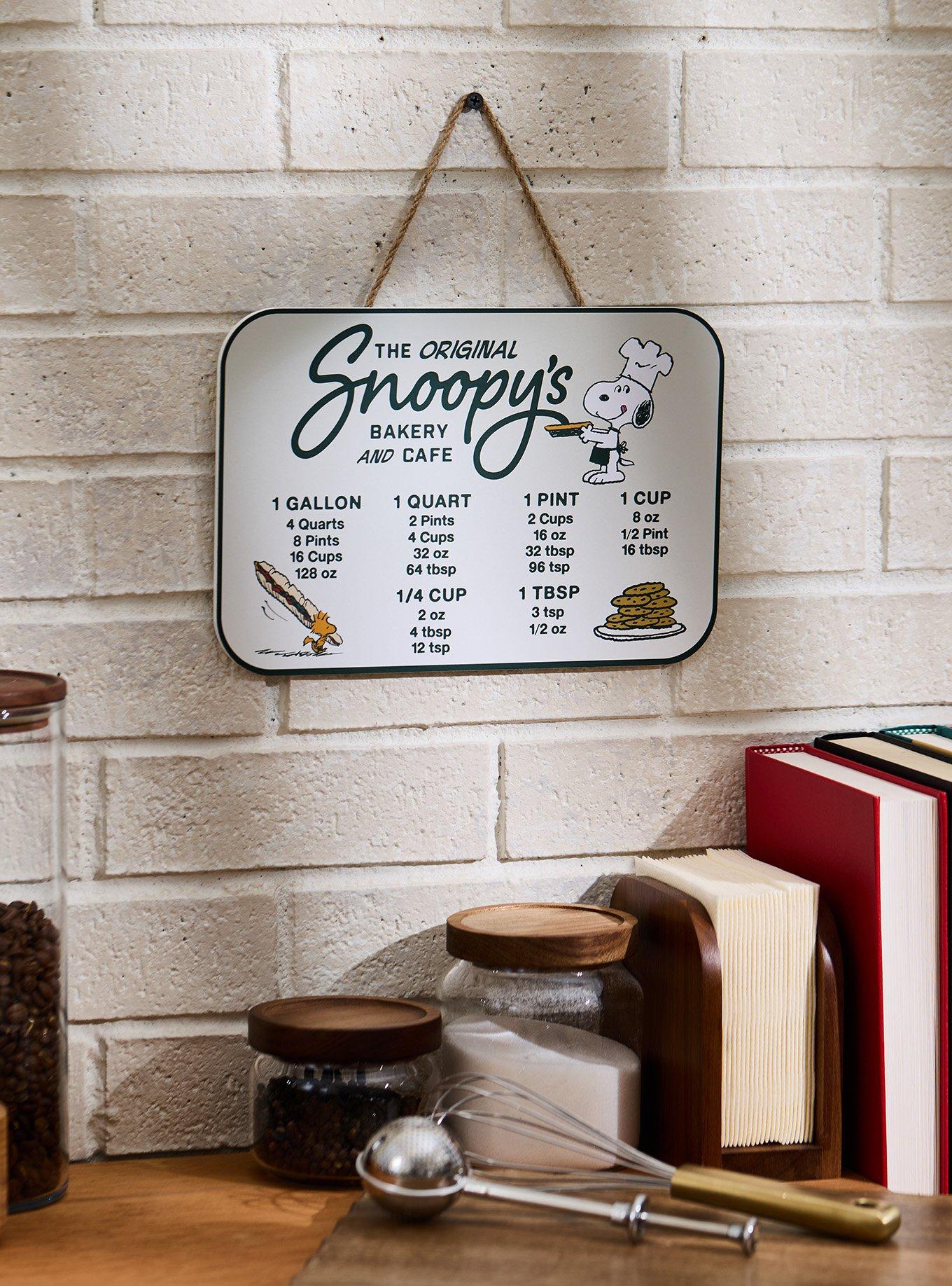 Peanuts Snoopy Cooking Conversion Chart - BoxLunch Exclusive