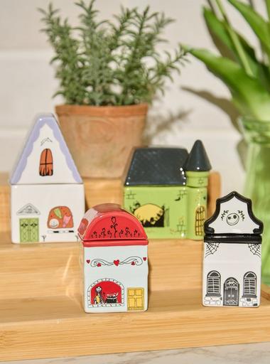 Disney The Nightmare Before Christmas Village Spice Jar Set