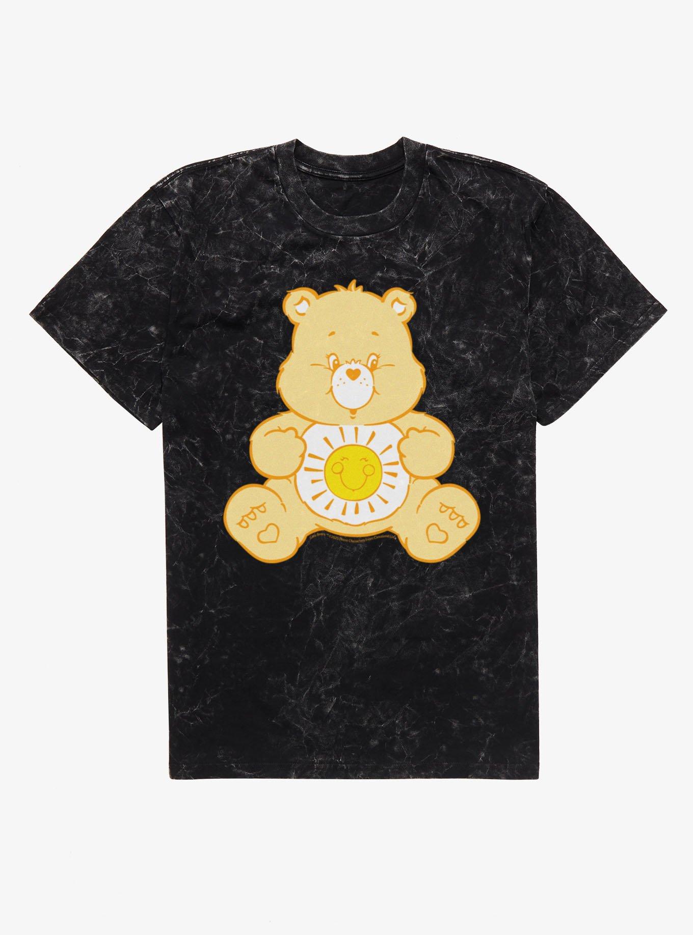 Care Bears Funshine Bear Mineral Wash T-Shirt, , hi-res