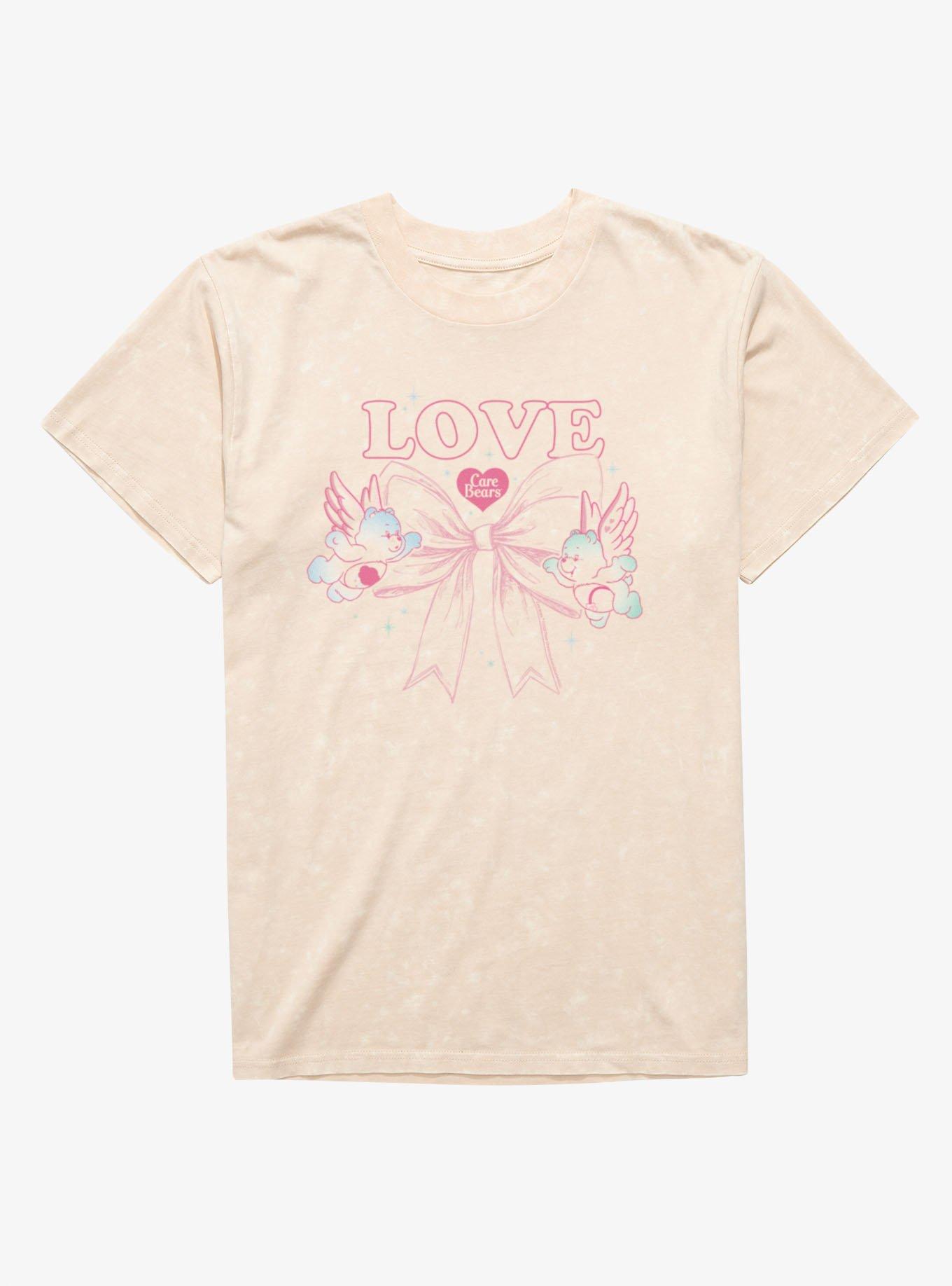 Care Bears Love Bow Mineral Wash T-Shirt, , hi-res