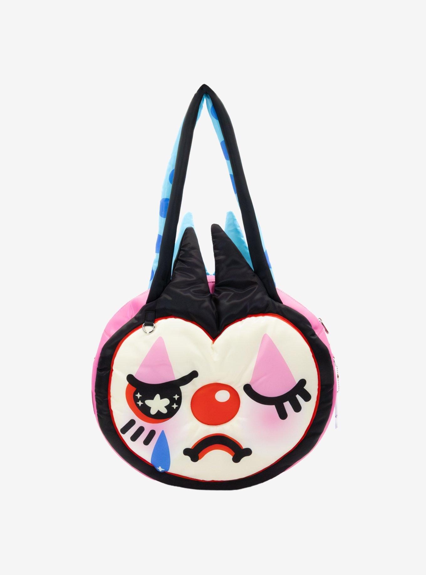 Whatever! Makes You Happy x So Lazo Happy & Sad Clown Oversized Tote Bag, , hi-res