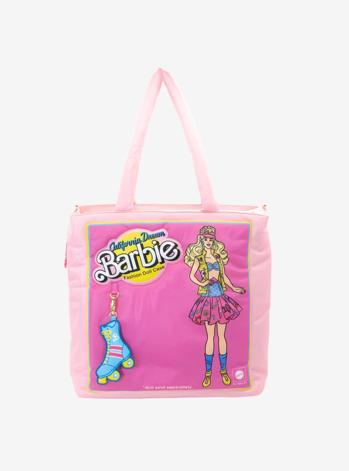 Whatever! Makes You Happy x Barbie California Dreamin' Carrying Case Puffy Tote Bag, , hi-res