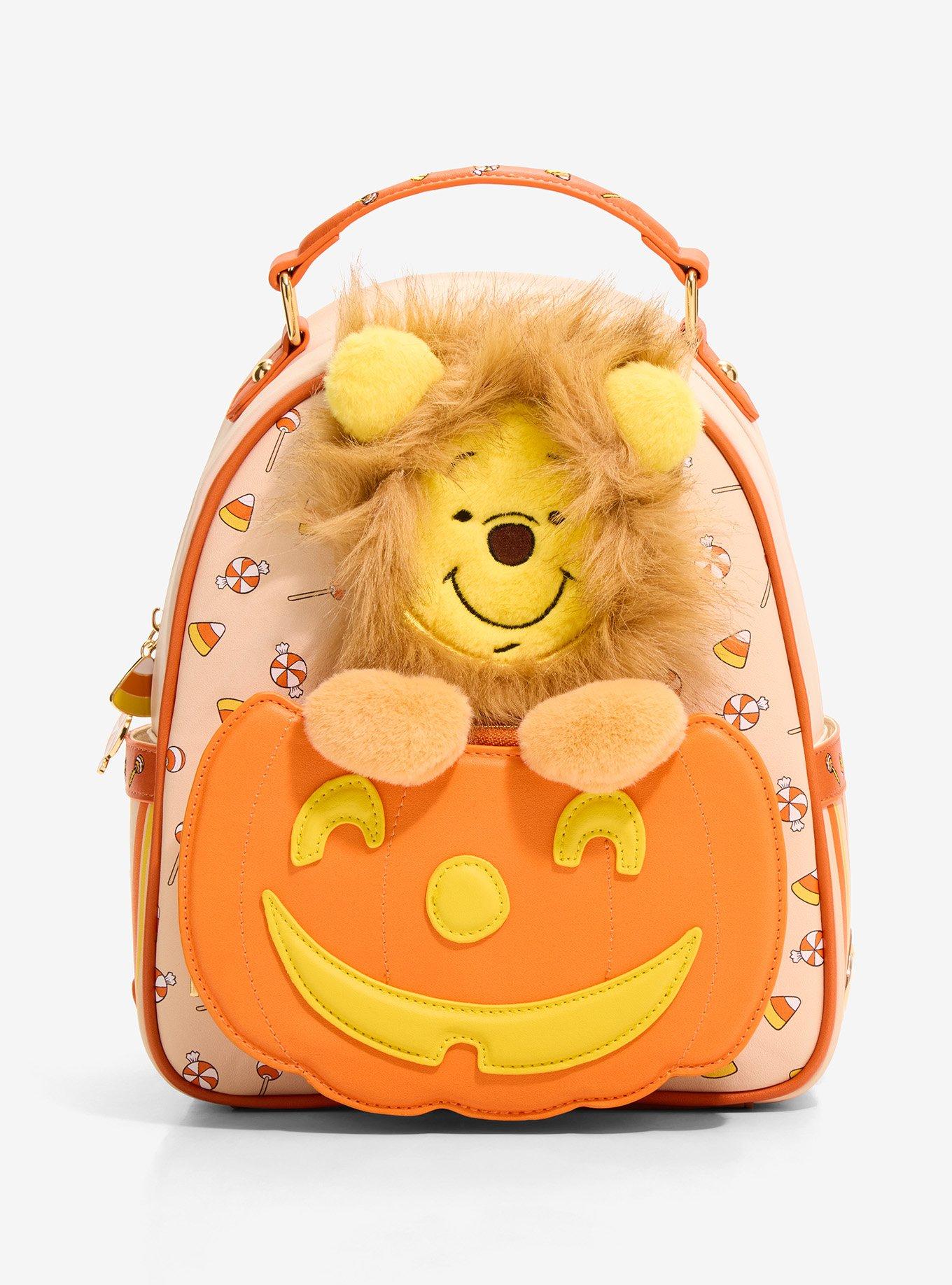 Disney Winnie the Pooh Lion Pooh Bear Pumpkin Mini Backpack &mdash; BoxLunch Exclusive, , hi-res
