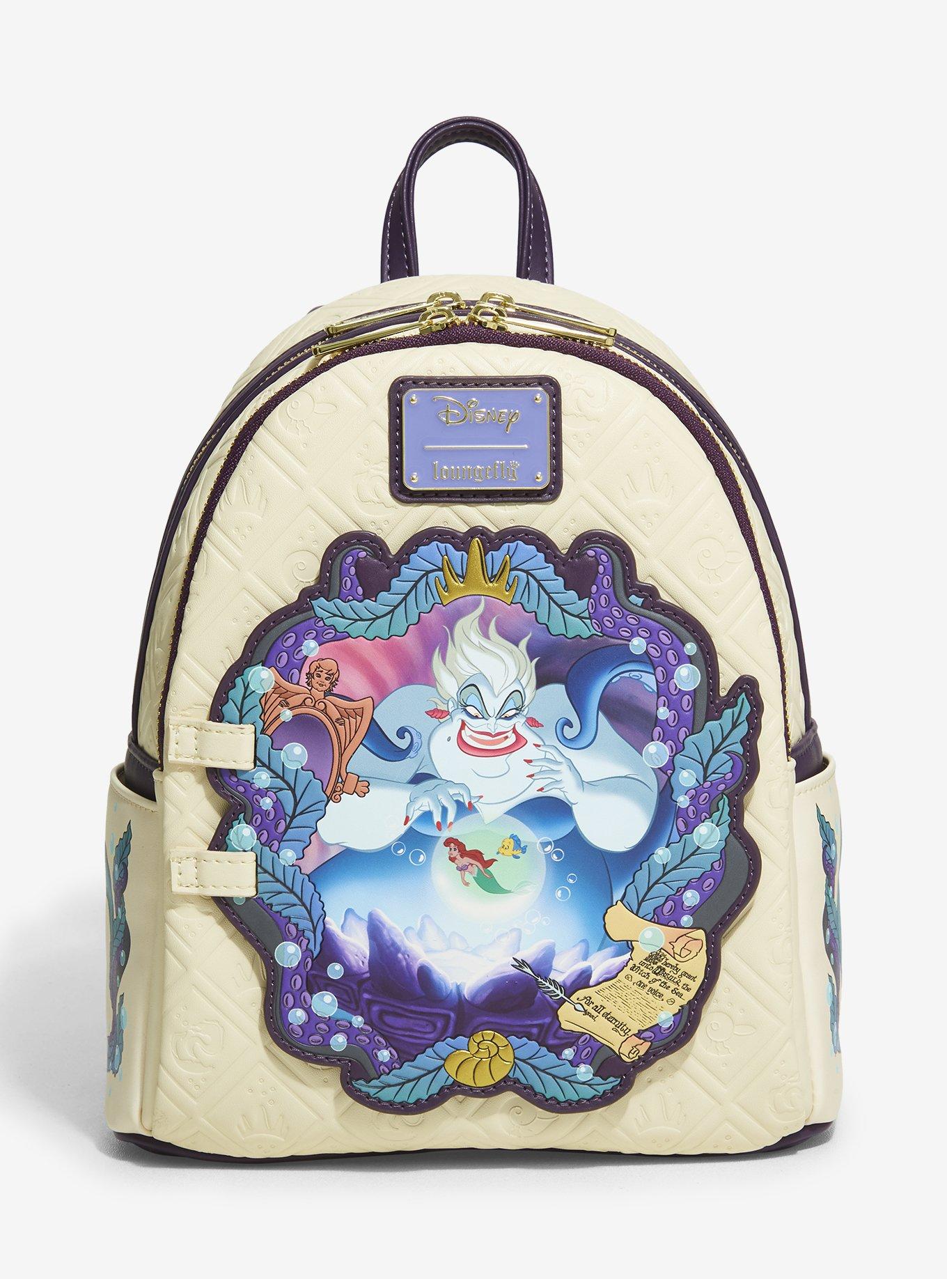 Loungefly Disney The Little Mermaid Ursula Magical Projection Door Mini Backpack - BoxLunch Exclusive, , hi-res