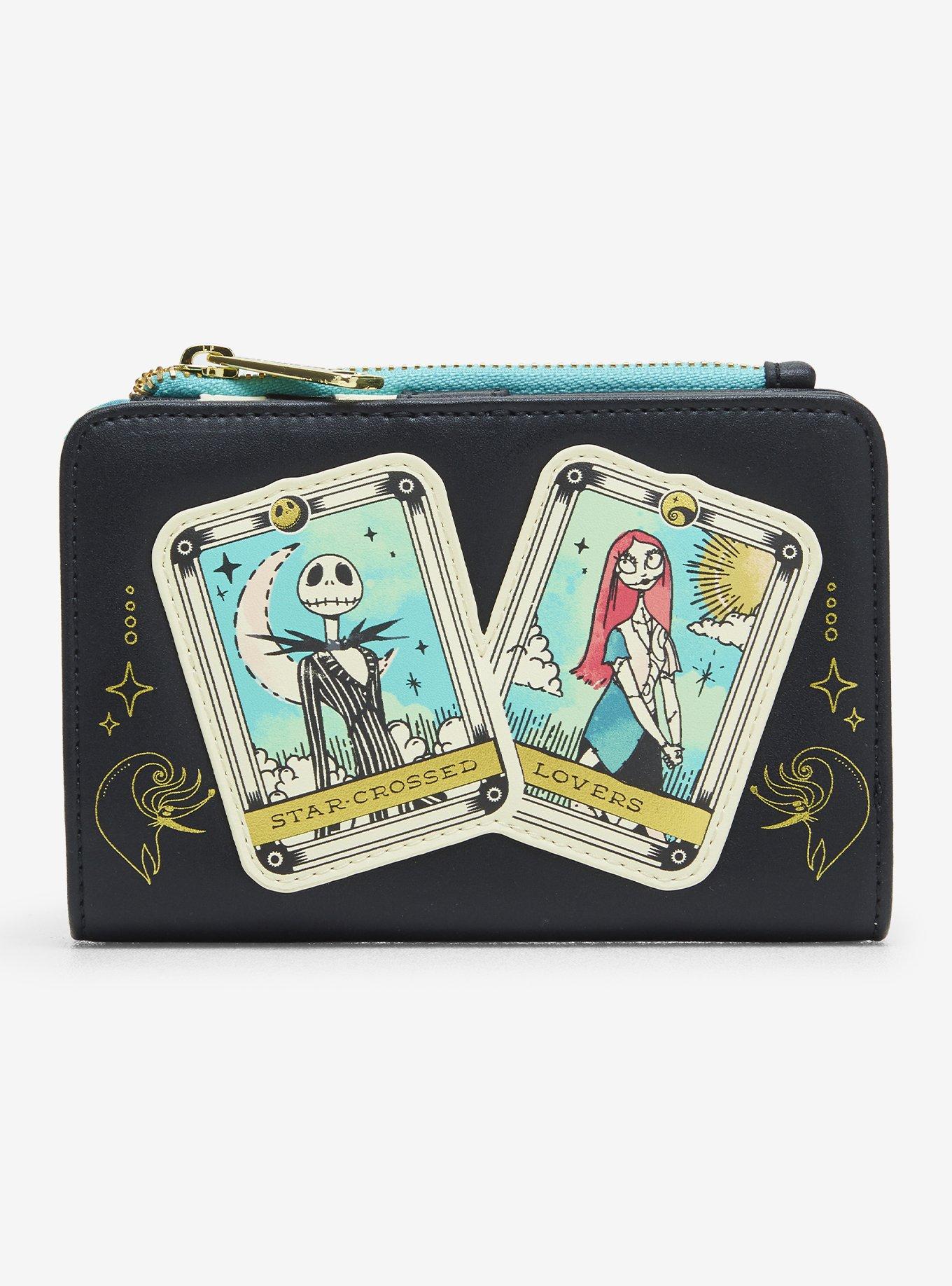 Loungefly Disney The Nightmare Before Christmas Jack & Sally Star-Crossed Lovers Tarot Cards Wallet - BoxLunch Exclusive, , hi-res