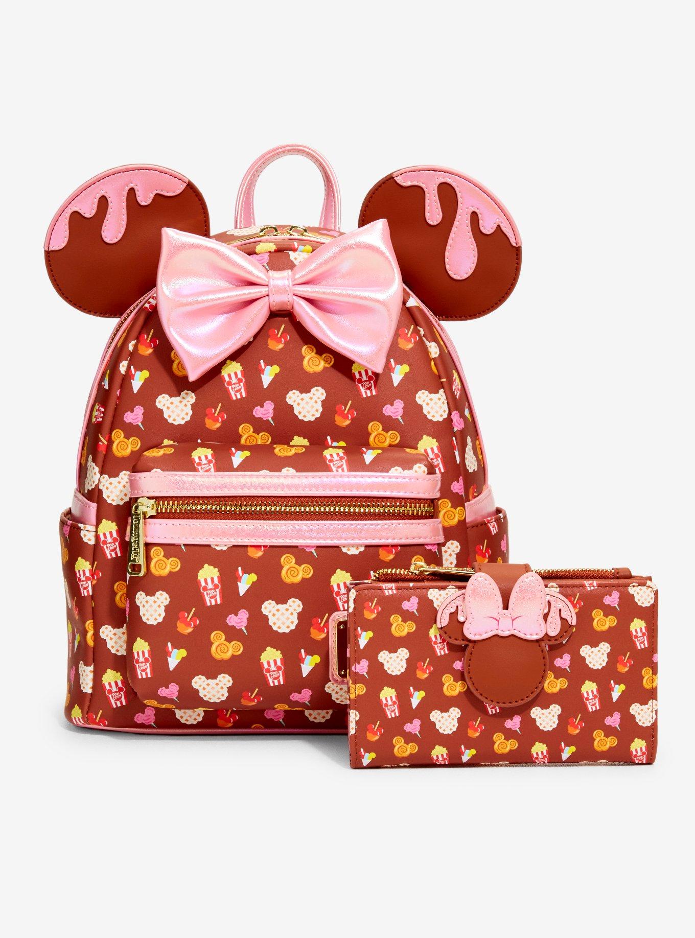 Loungefly Disney Minnie Mouse Ears Treats Allover Print Mini Backpack - BoxLunch Exclusive, , hi-res view 1