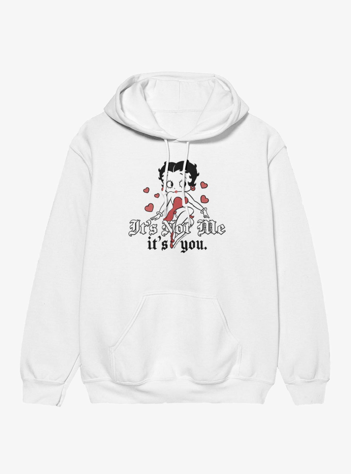 Betty Boop Valentine's It's Not Me It's You Hoodie, , hi-res