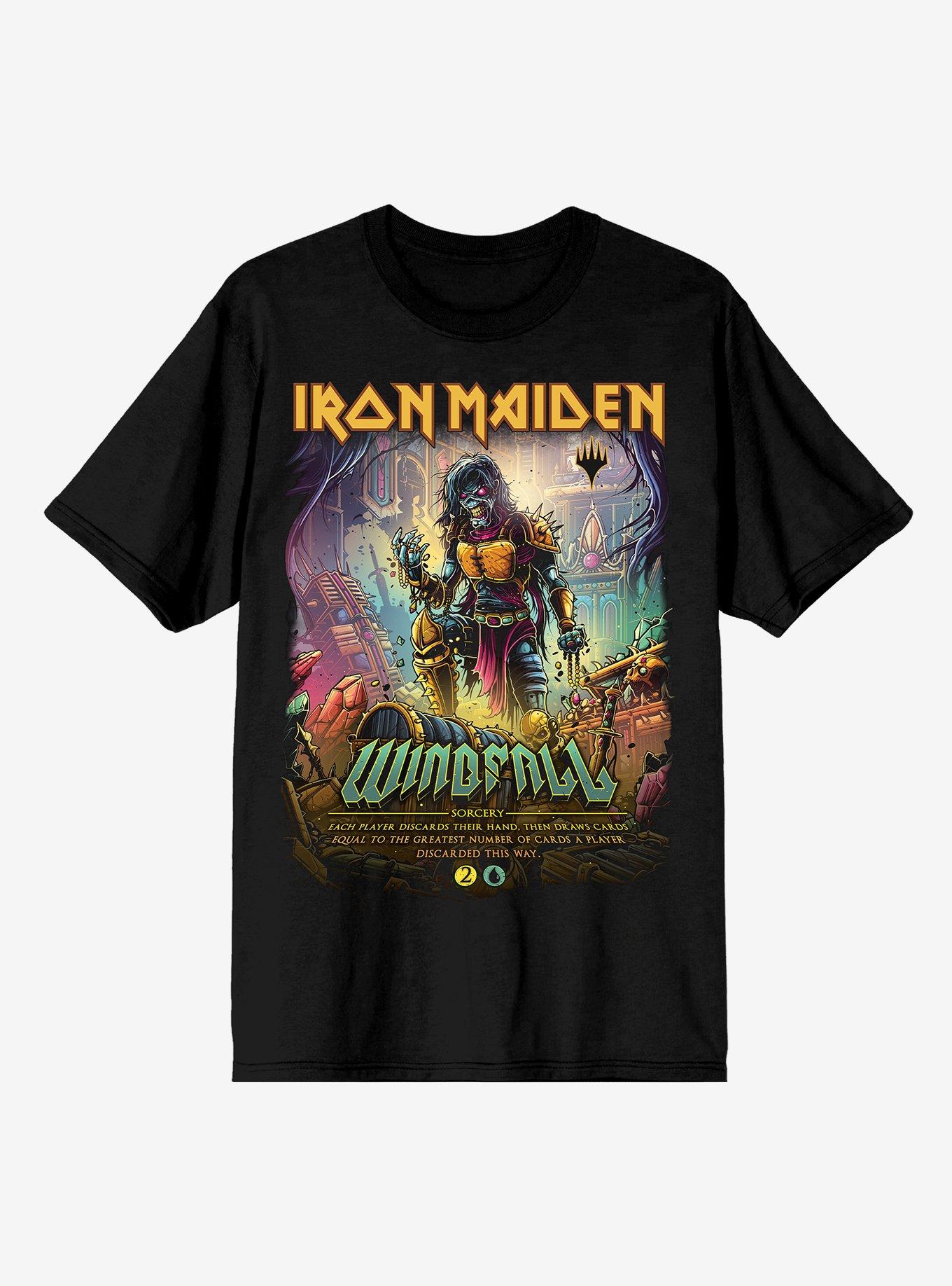 Iron Maiden X Magic: The Gathering Windfall Eddie T-Shirt Hot Topic  Exclusive | Hot Topic