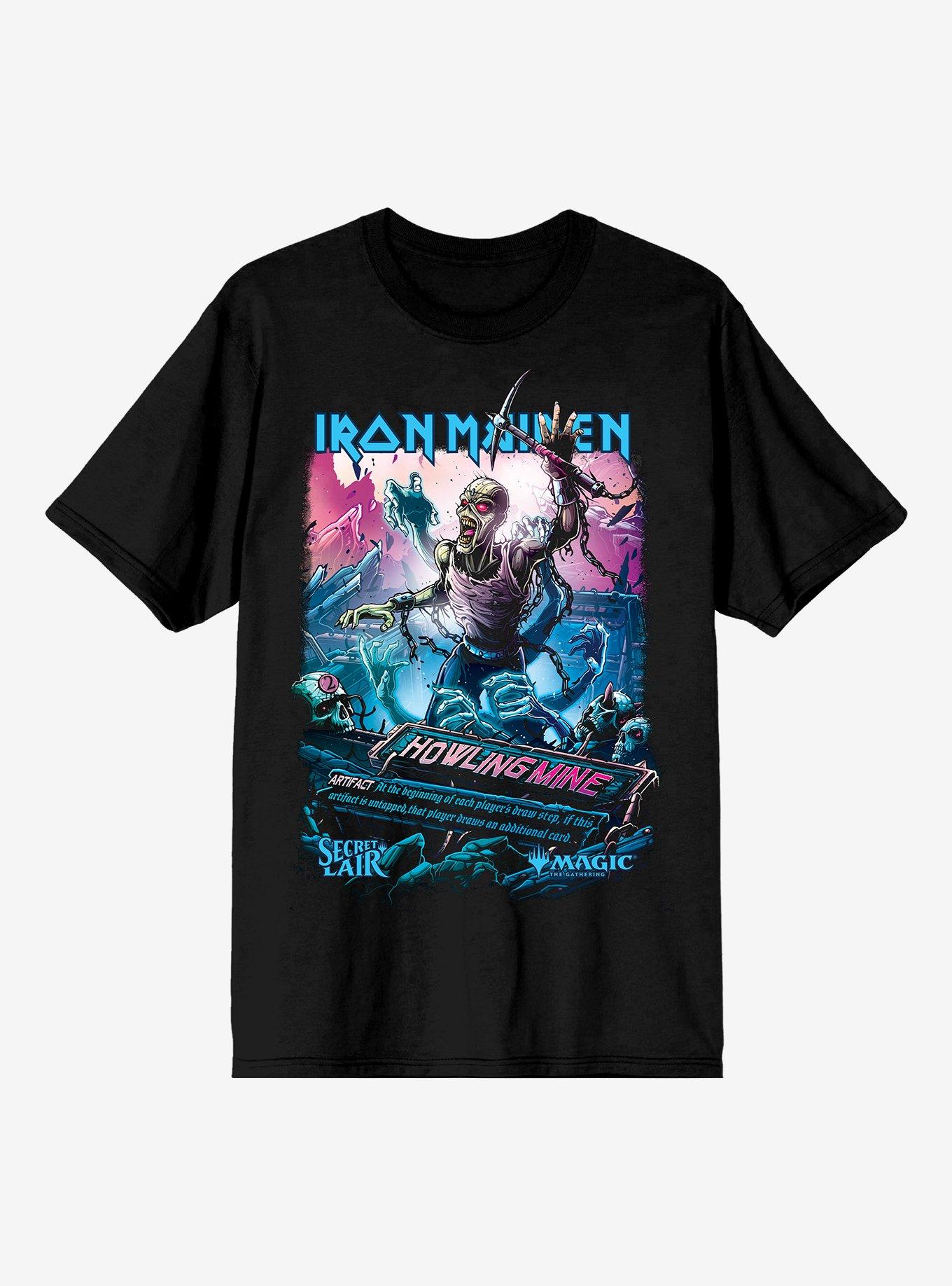 Iron Maiden X Magic: The Gathering Howling Mine Eddie T-Shirt Hot Topic Exclusive, , hi-res