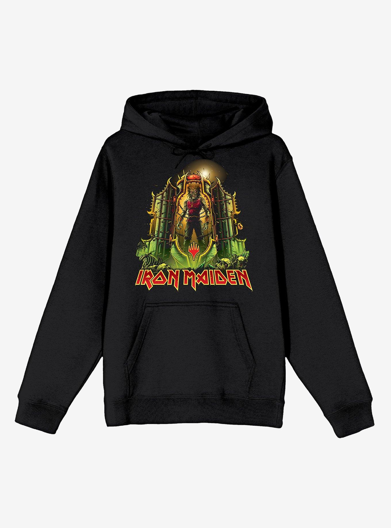 Iron Maiden X Magic: The Gathering Artifact Eddie Hoodie Hot Topic Exclusive, , hi-res